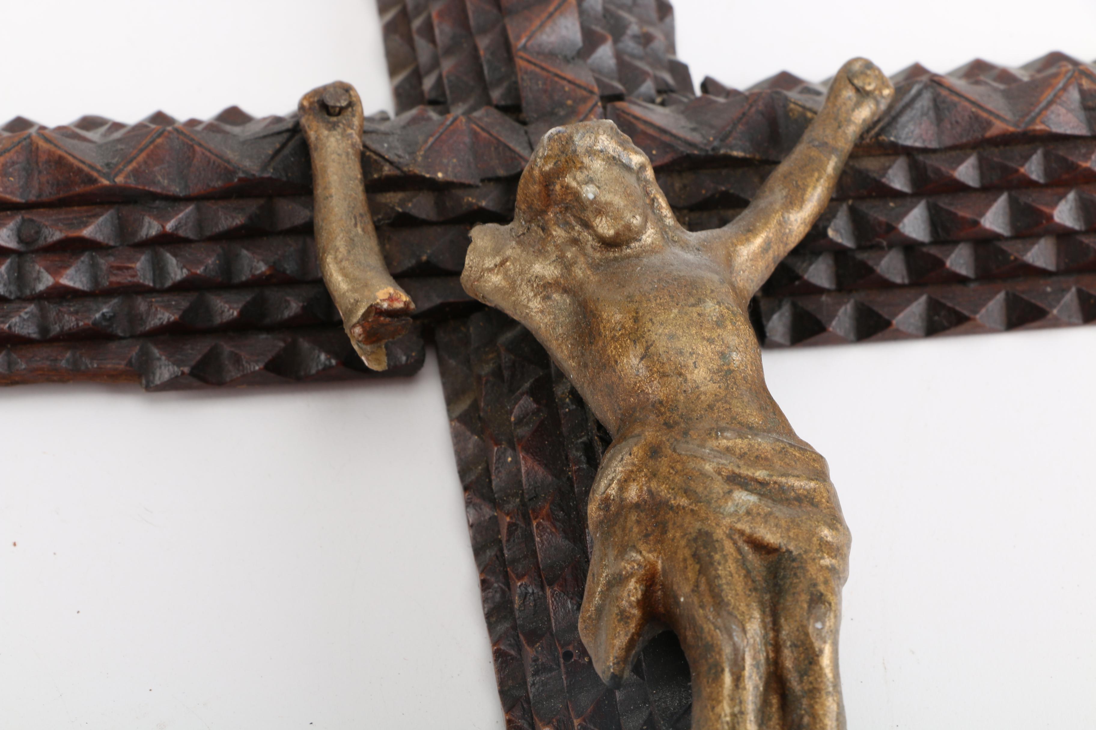 Vintage and Trap Art Crucifixes
