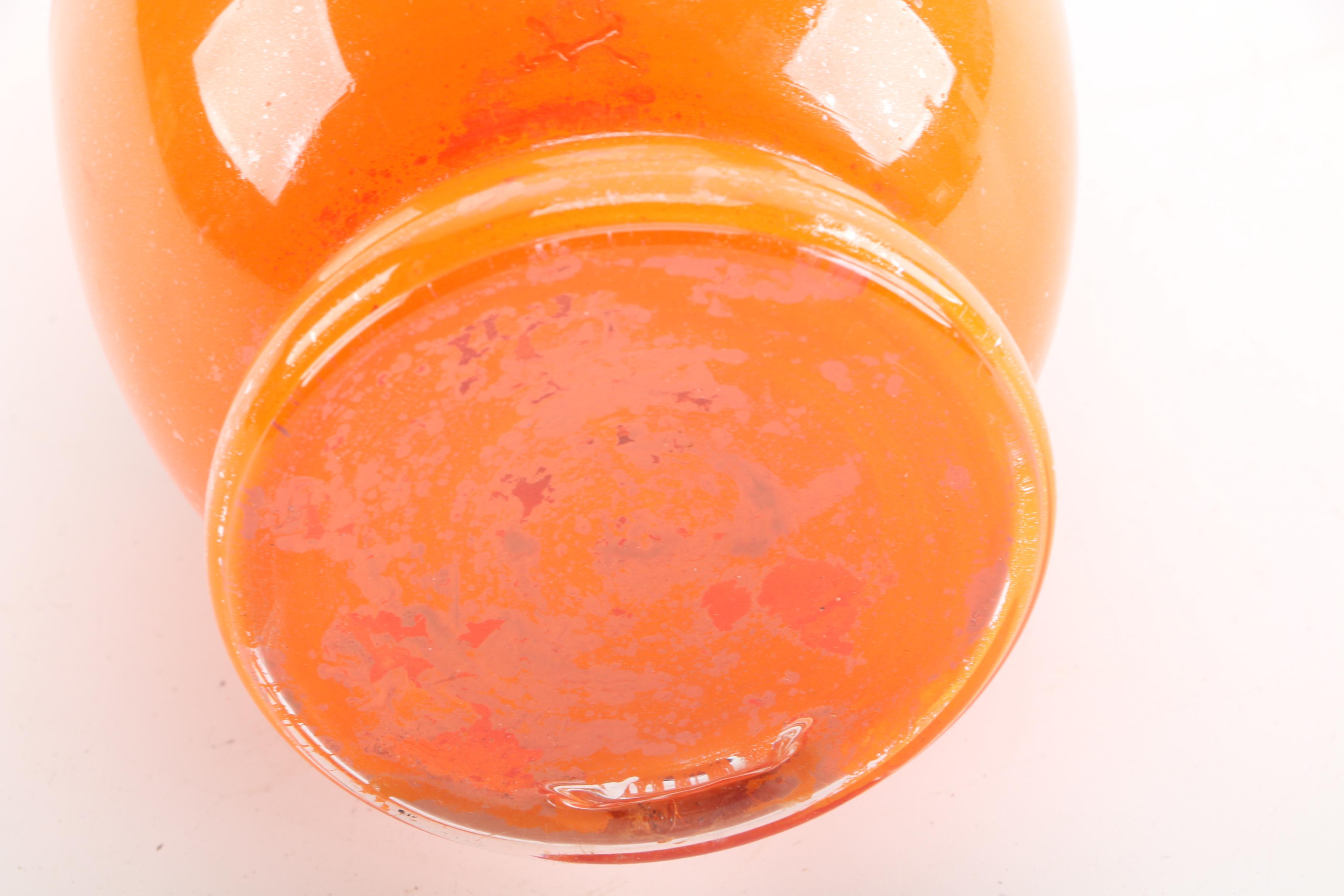 Circa 1910 Czechoslavakian Coralene Glass Egg Cordial Set