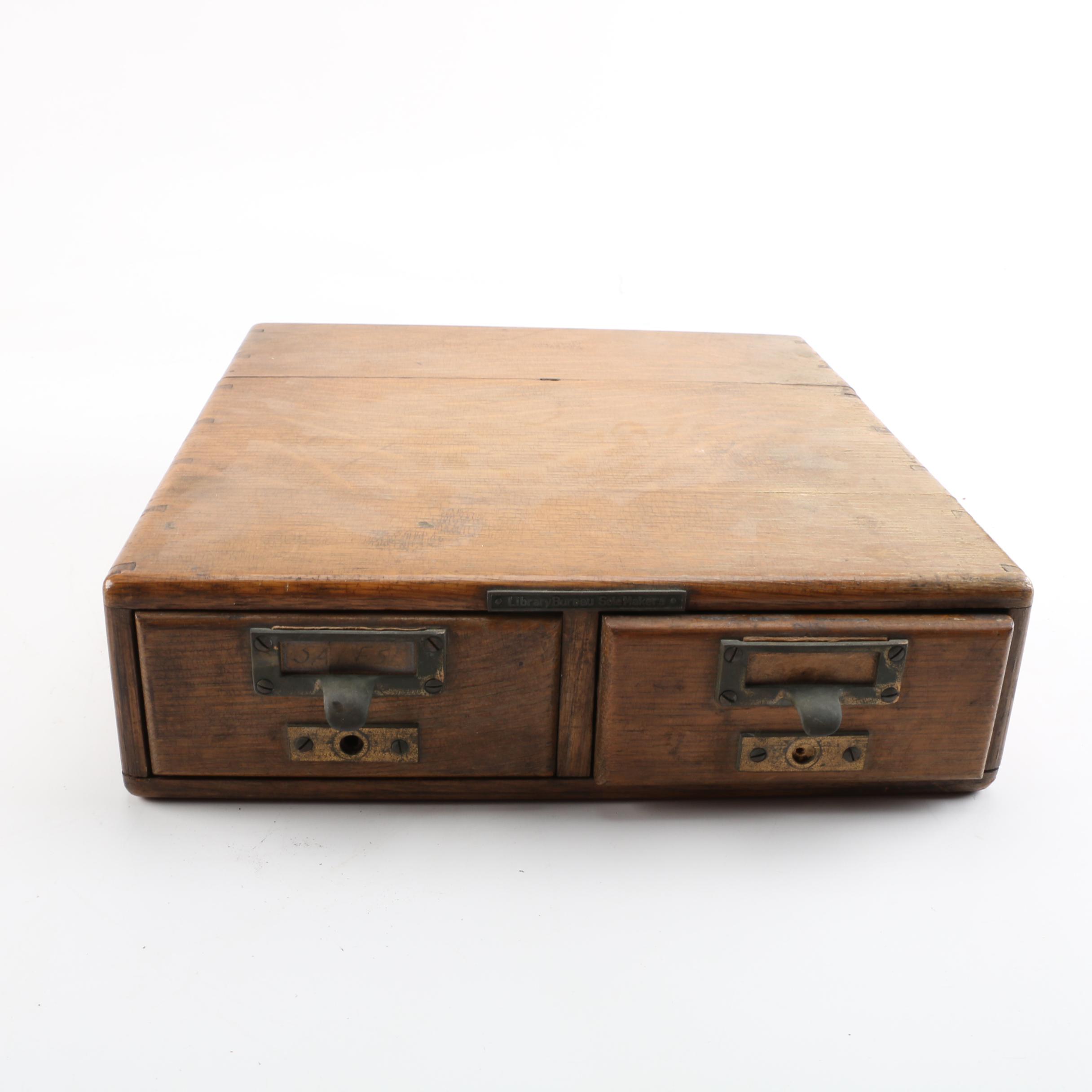 Card Catalog Box