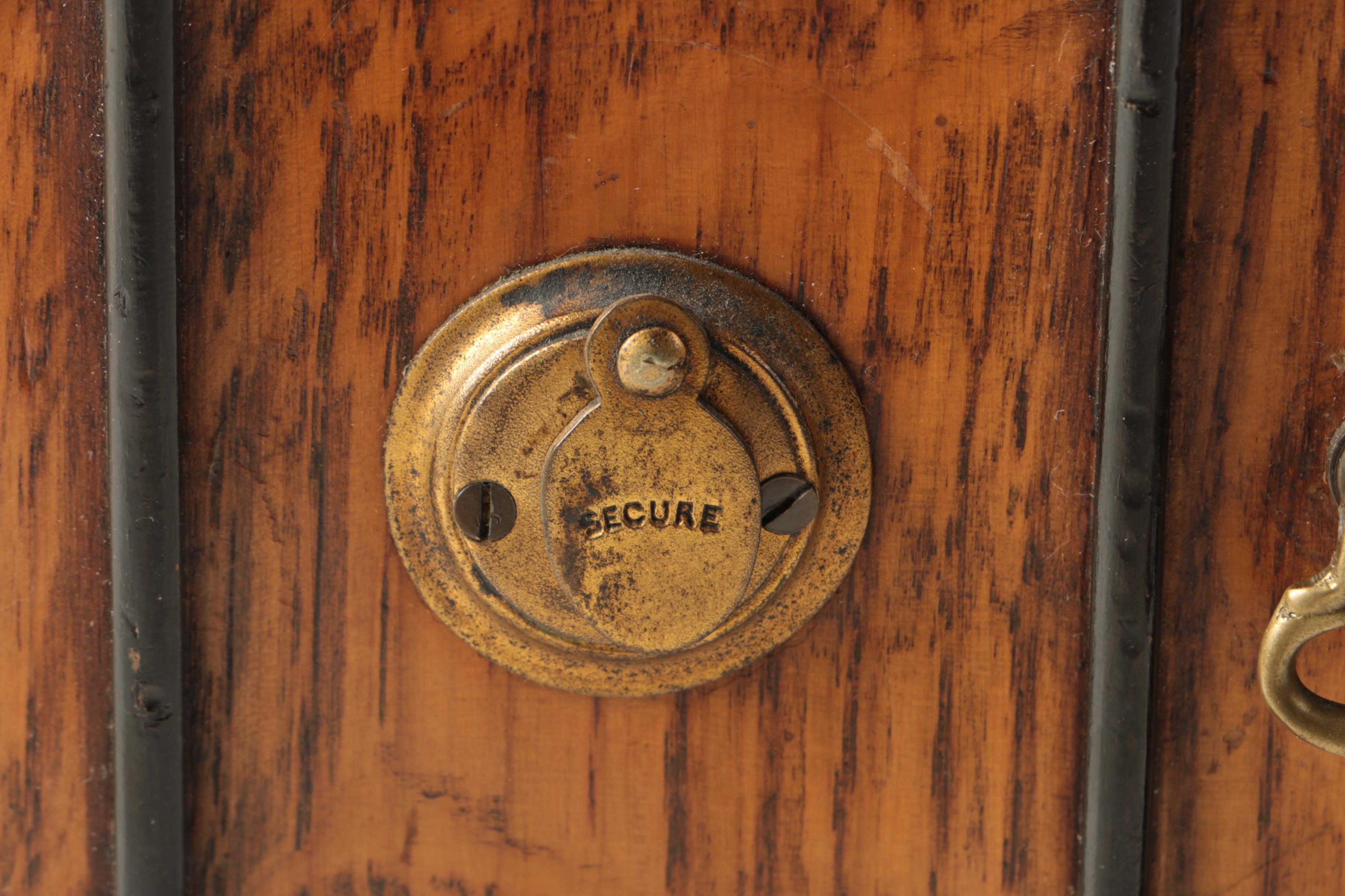 Antique Coin Collector's Storage Chest