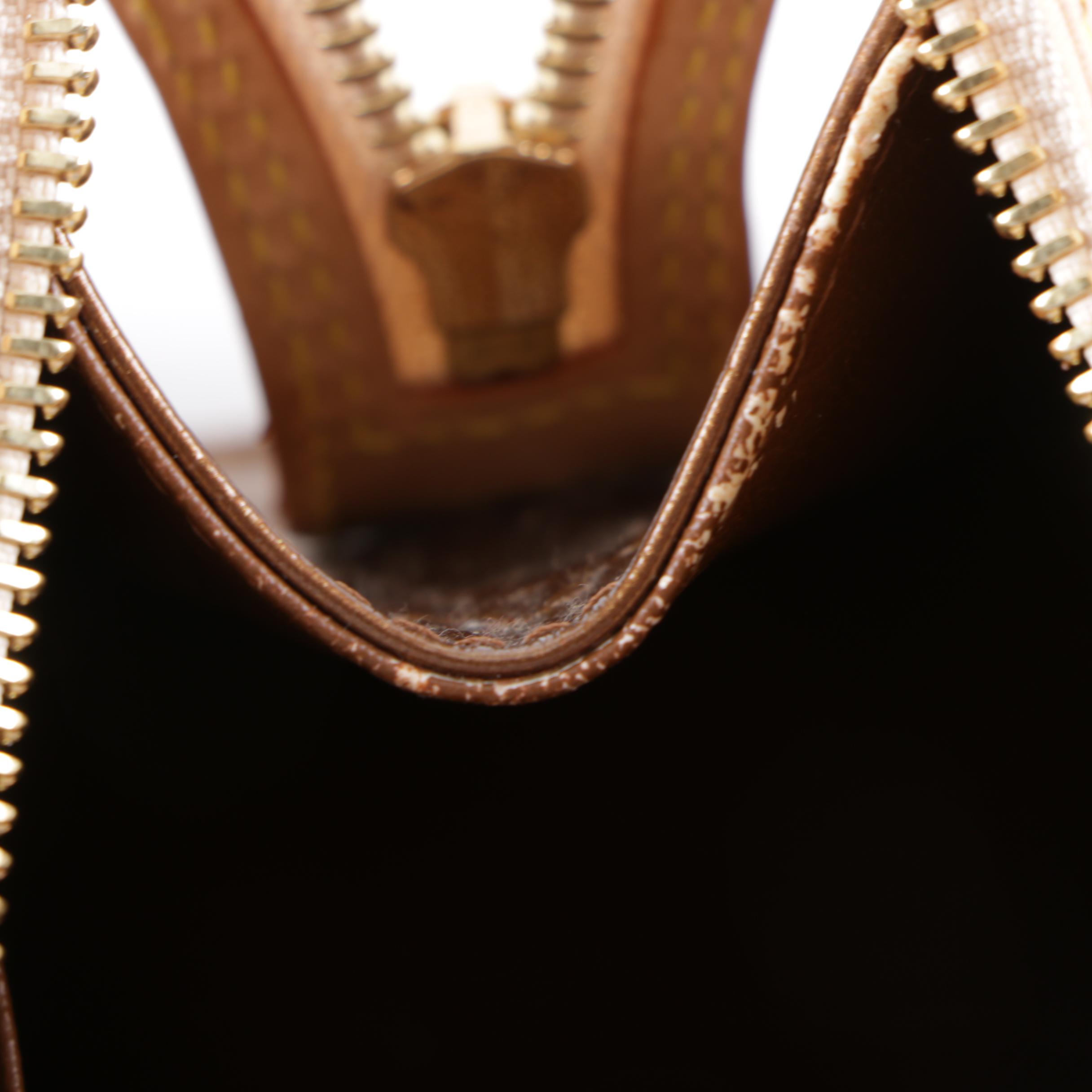 Louis Vuitton of Paris Forsyth Monogram Vernis Bronze Leather Handbag