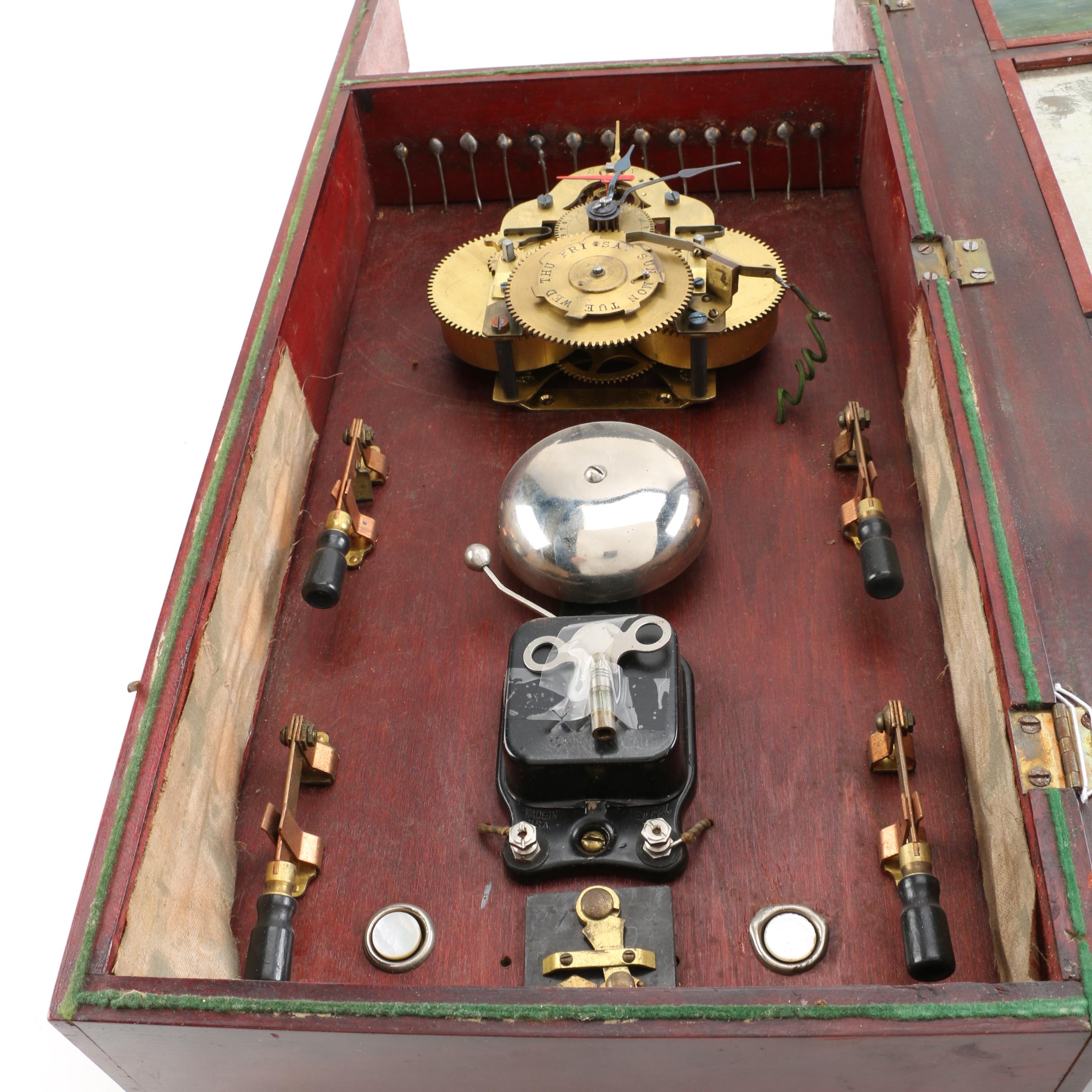 Antique O.B. Mclintock Bank Alarm System Control Box