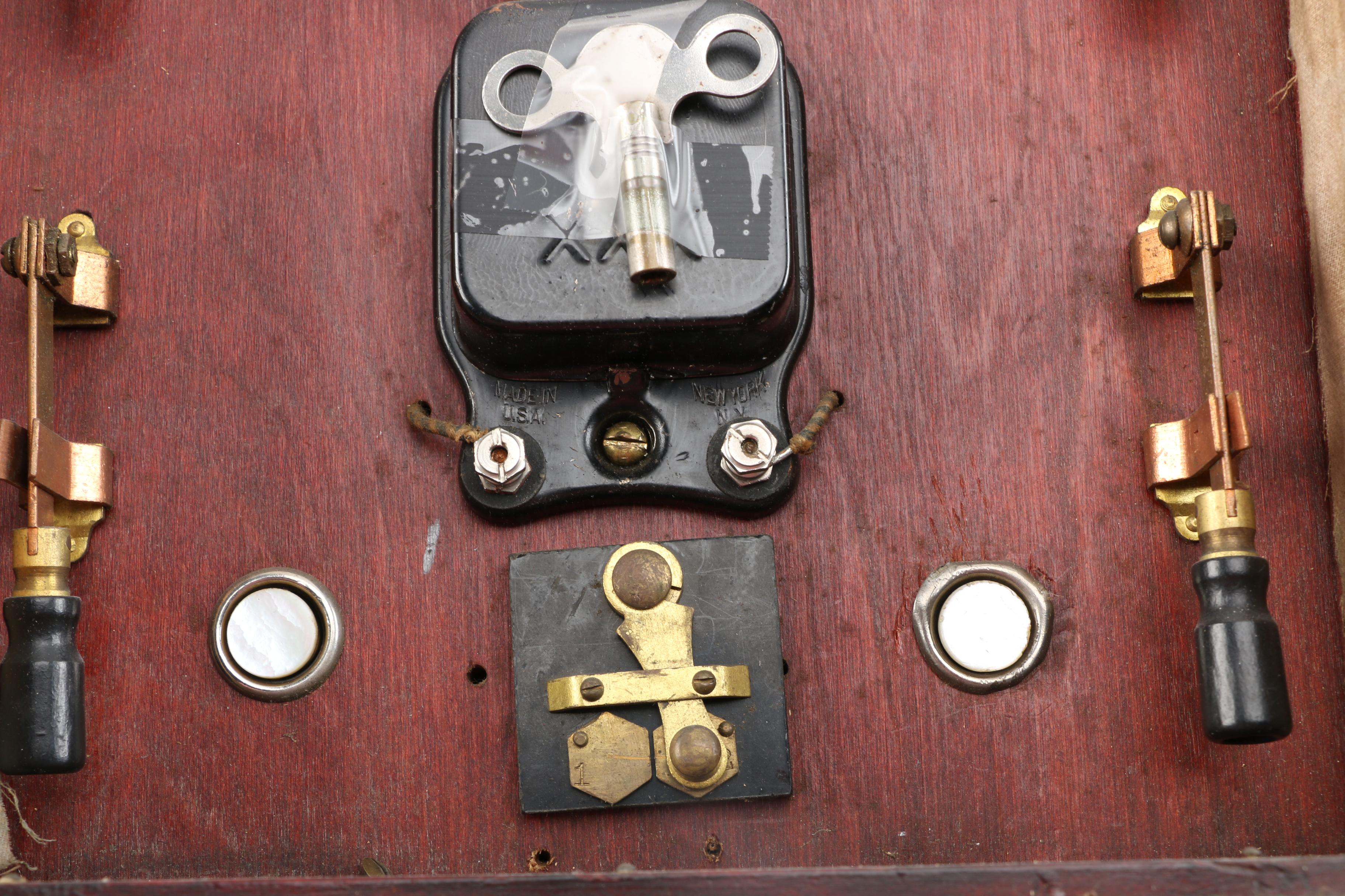 Antique O.B. Mclintock Bank Alarm System Control Box