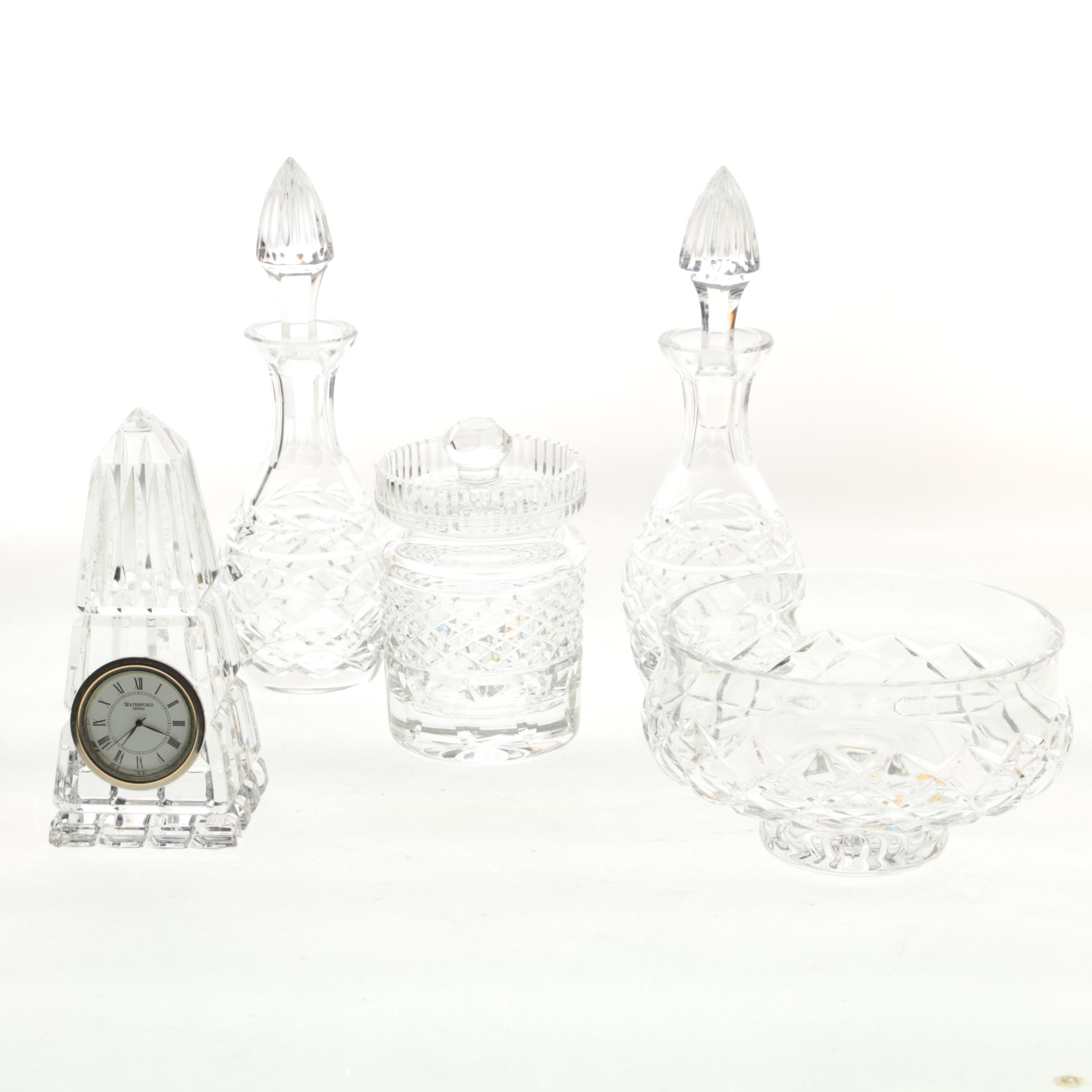 Waterford Crystal Serveware Including "Comeragh" and "Glandore"