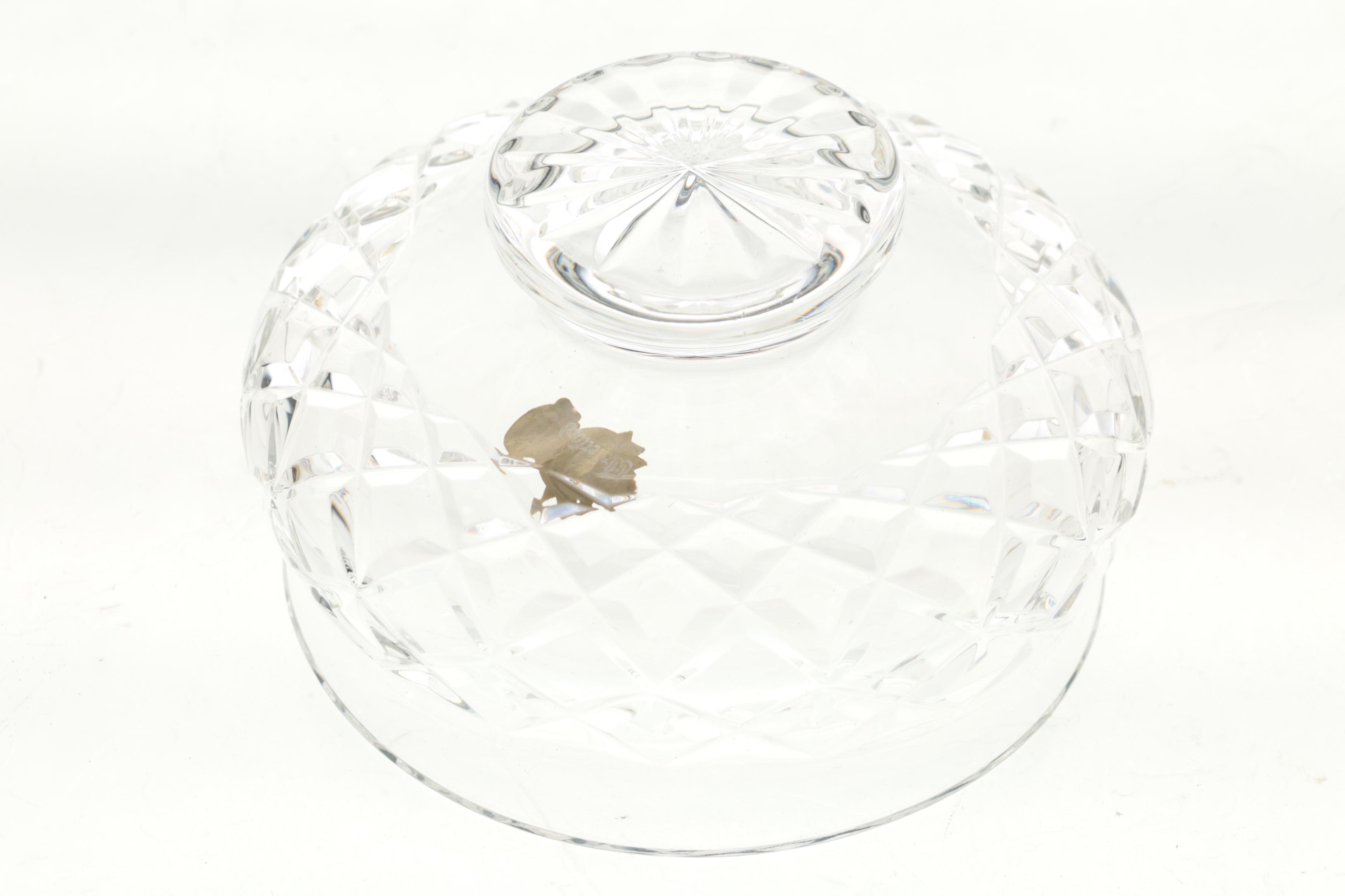Waterford Crystal Serveware Including "Comeragh" and "Glandore"
