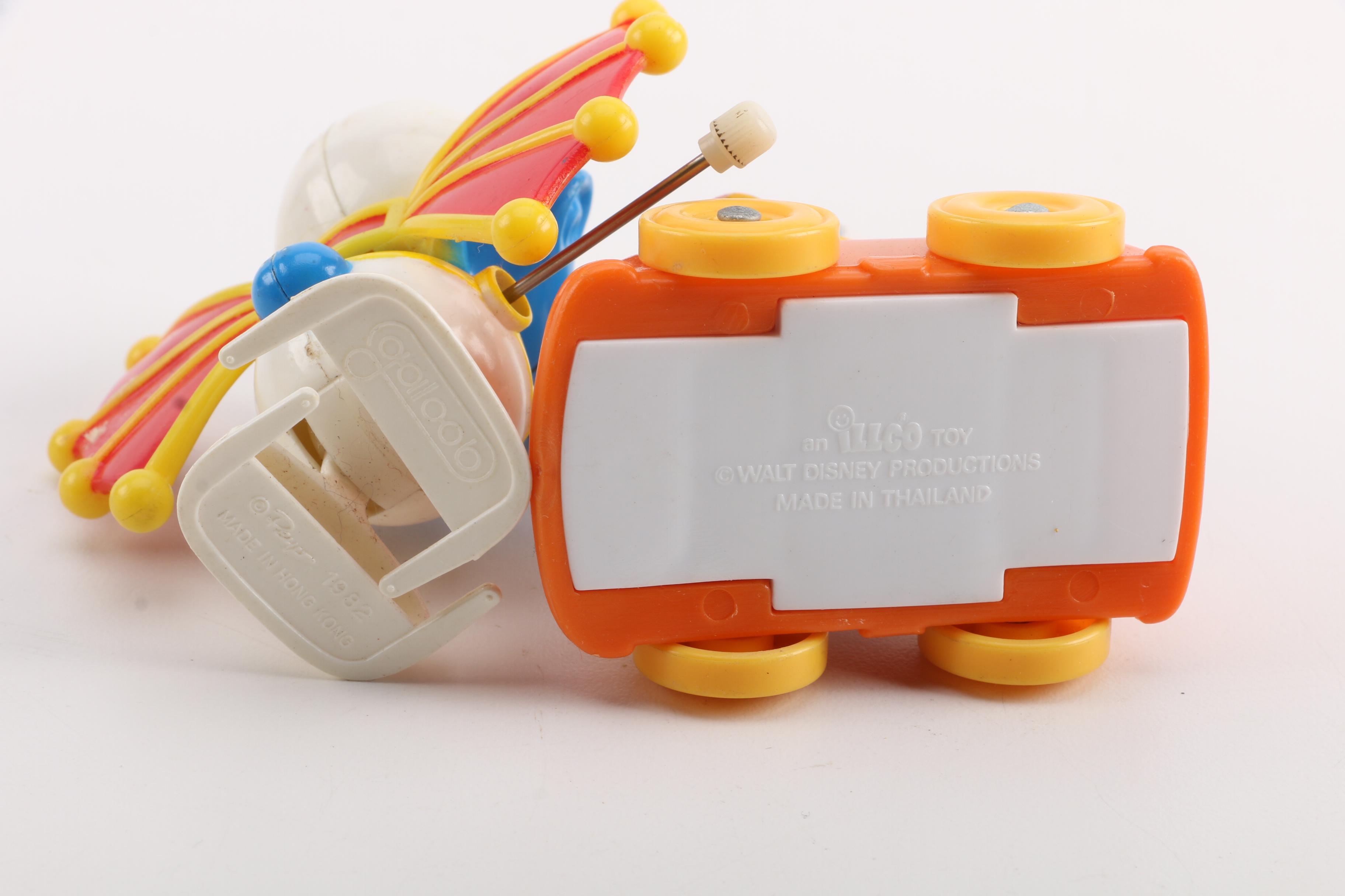 Plastic Toys Including Disney and The Smurfs