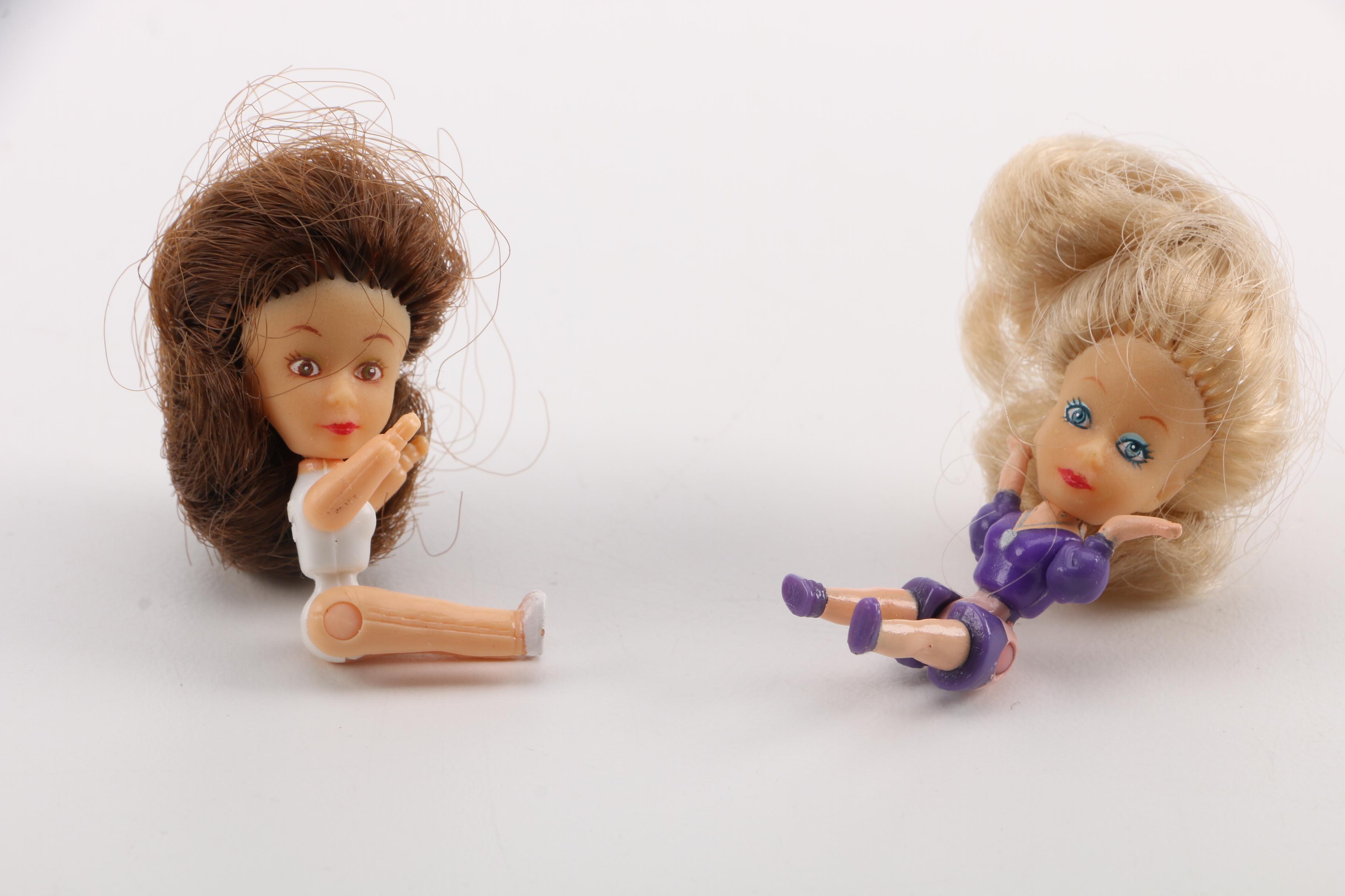 Plastic Toys Including Disney and The Smurfs