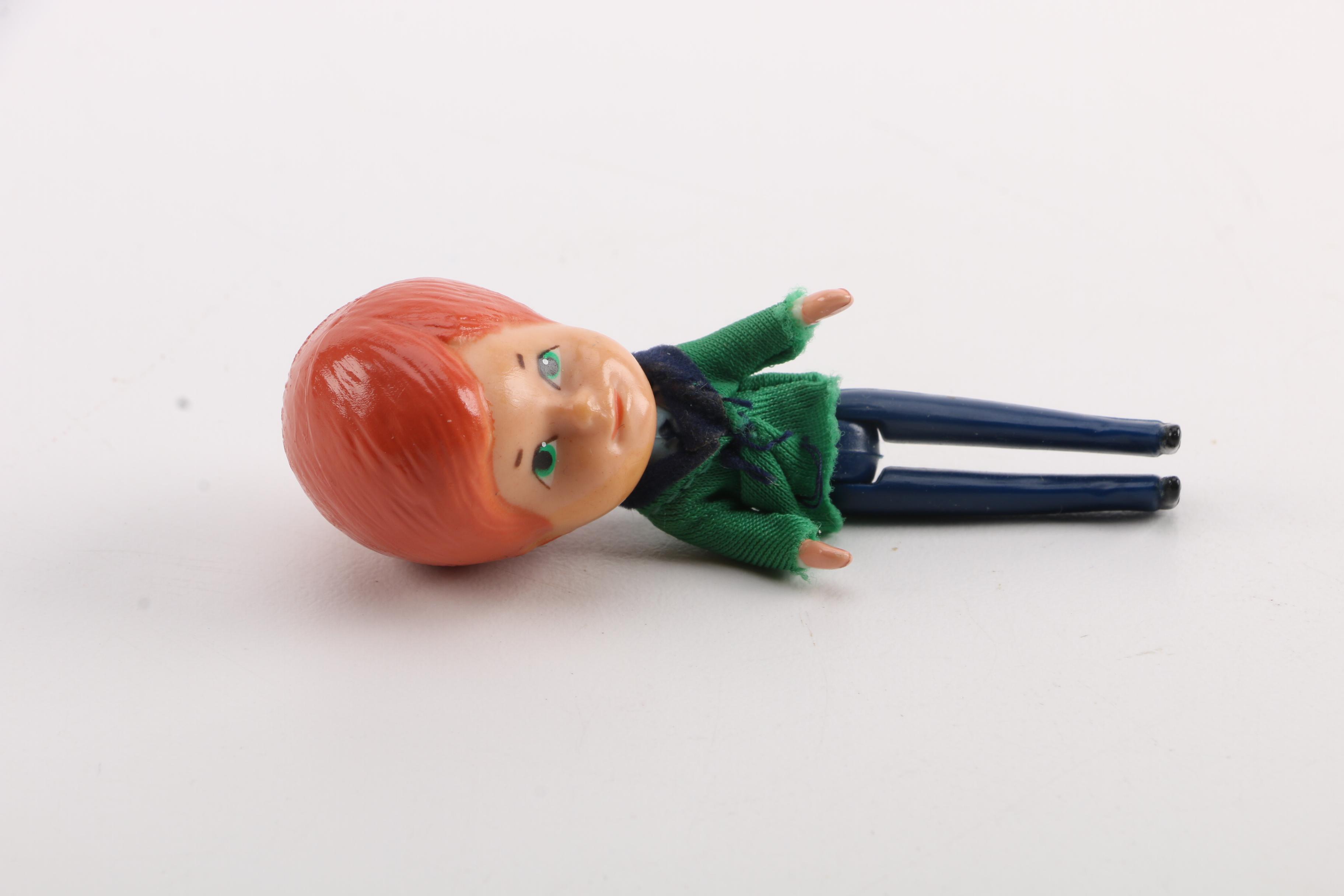 Plastic Toys Including Disney and The Smurfs