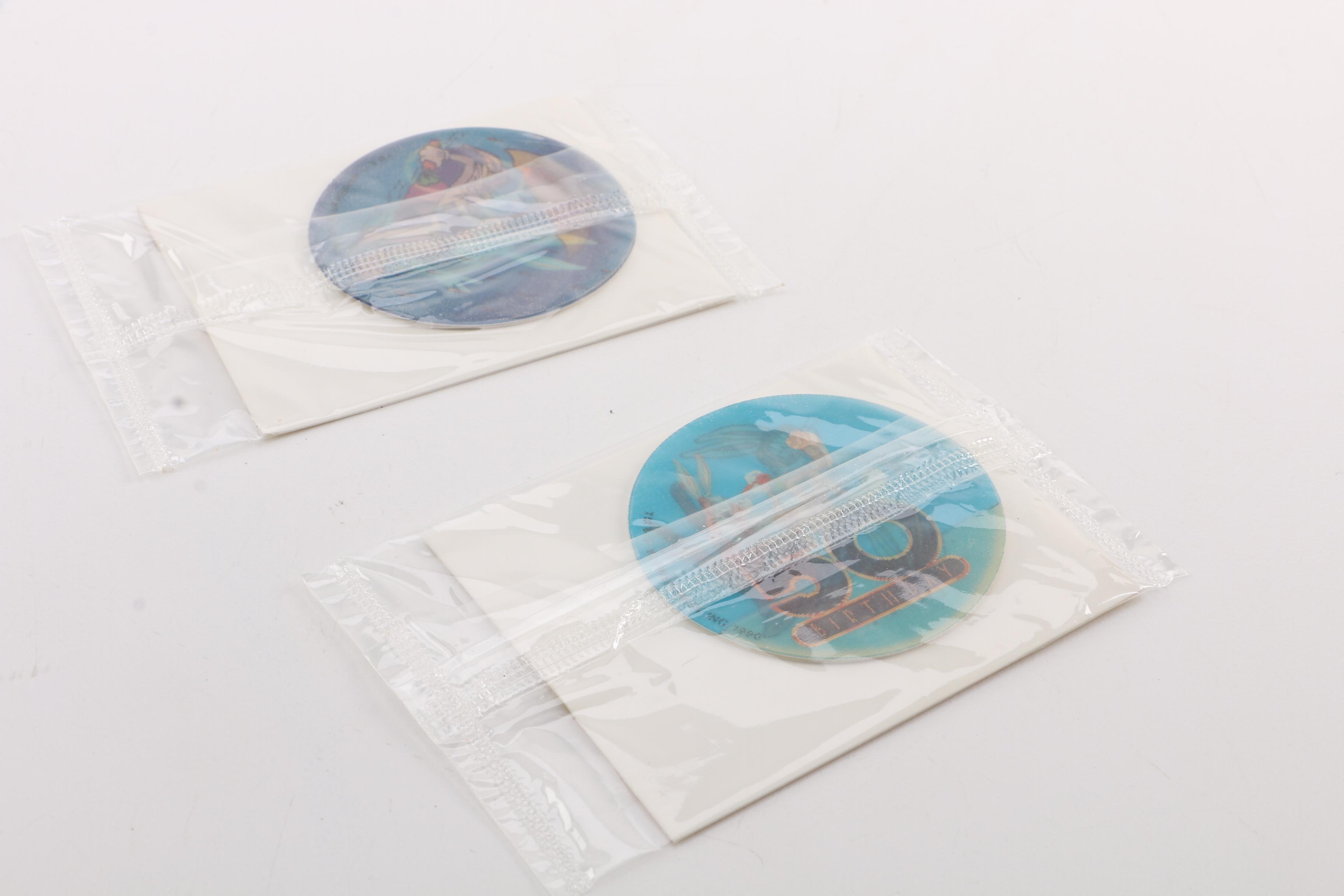 Plastic Toys Including Disney and The Smurfs