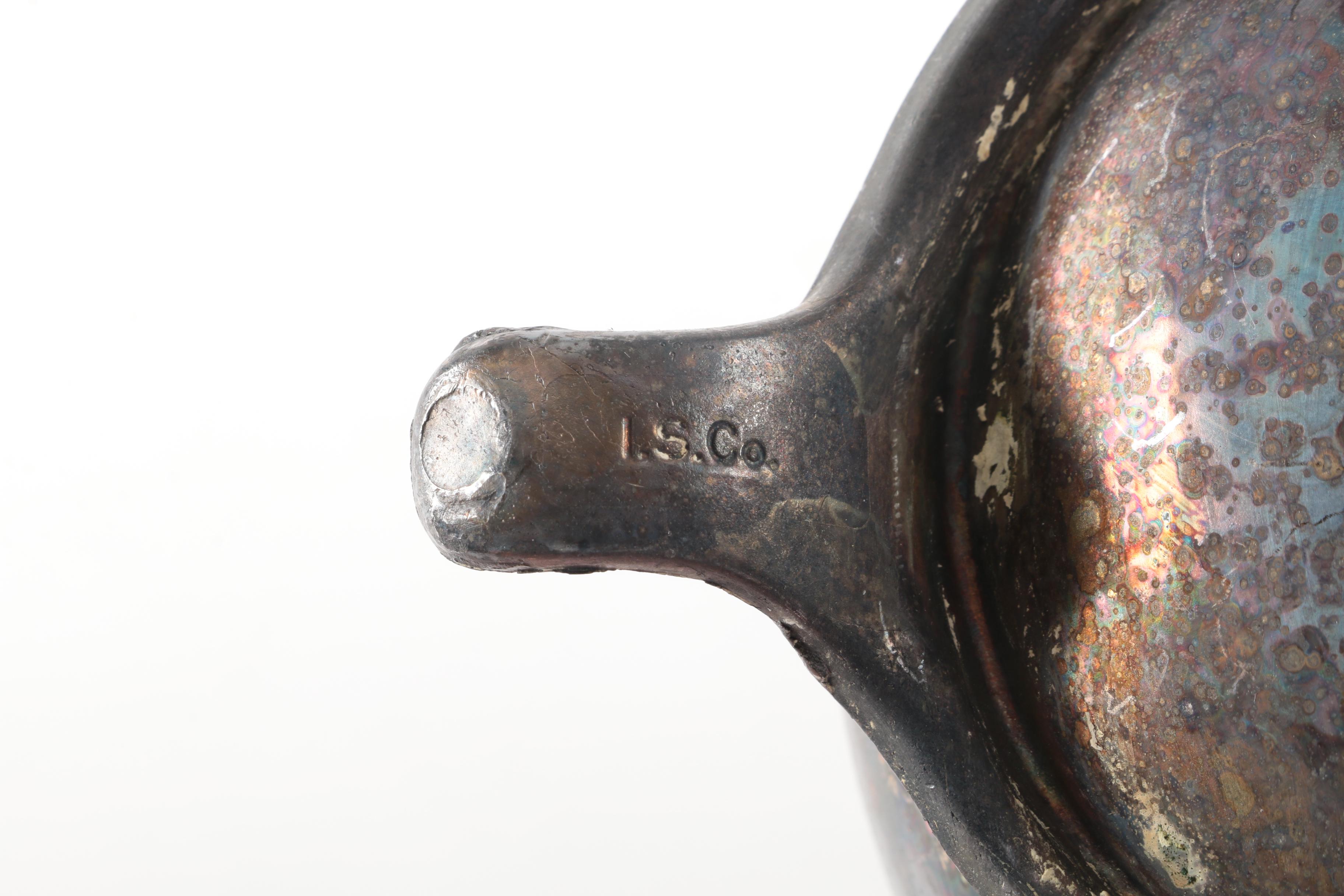 International Silver Co. Silver-Plated Coffee Pot with Gorham Creamer