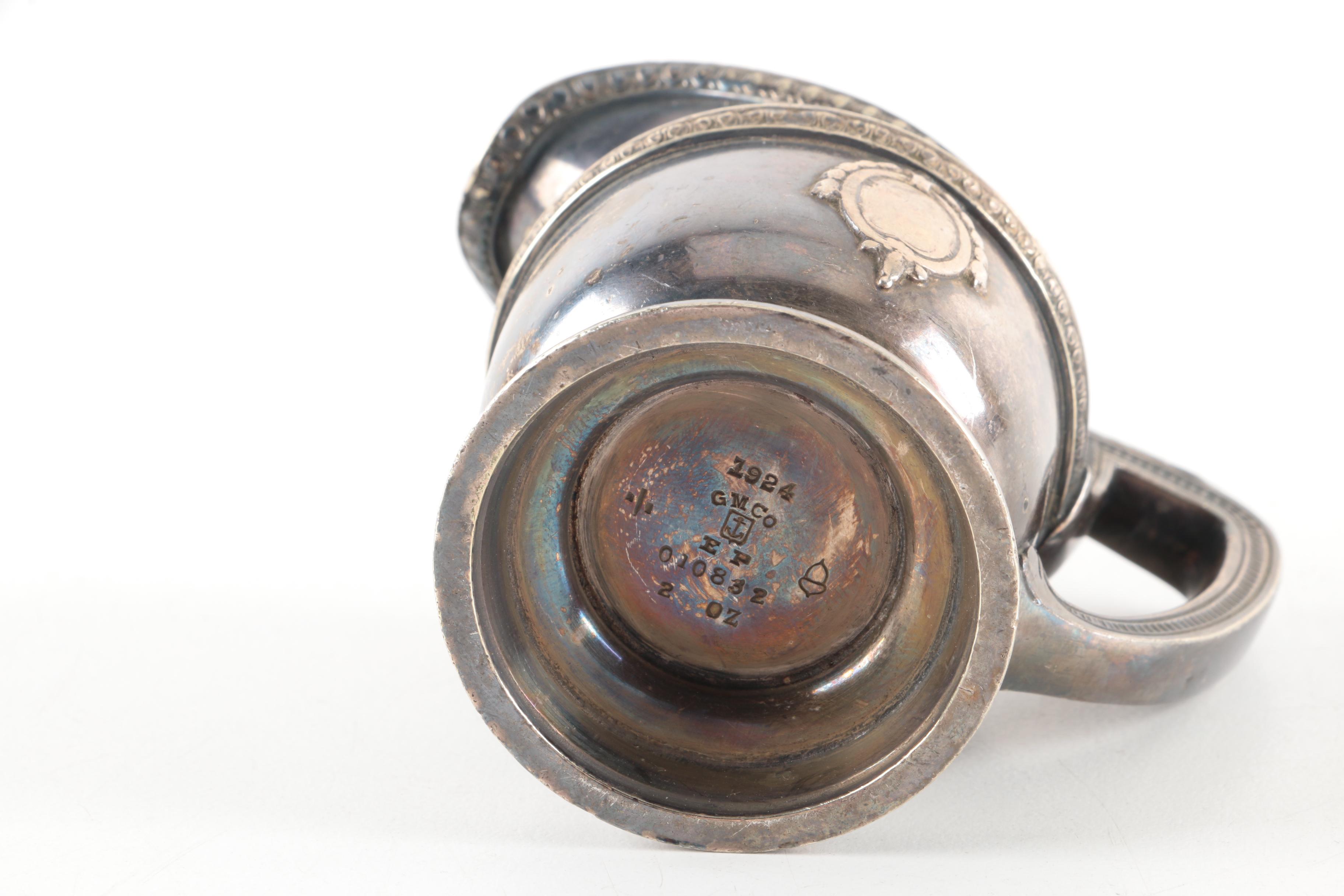 International Silver Co. Silver-Plated Coffee Pot with Gorham Creamer