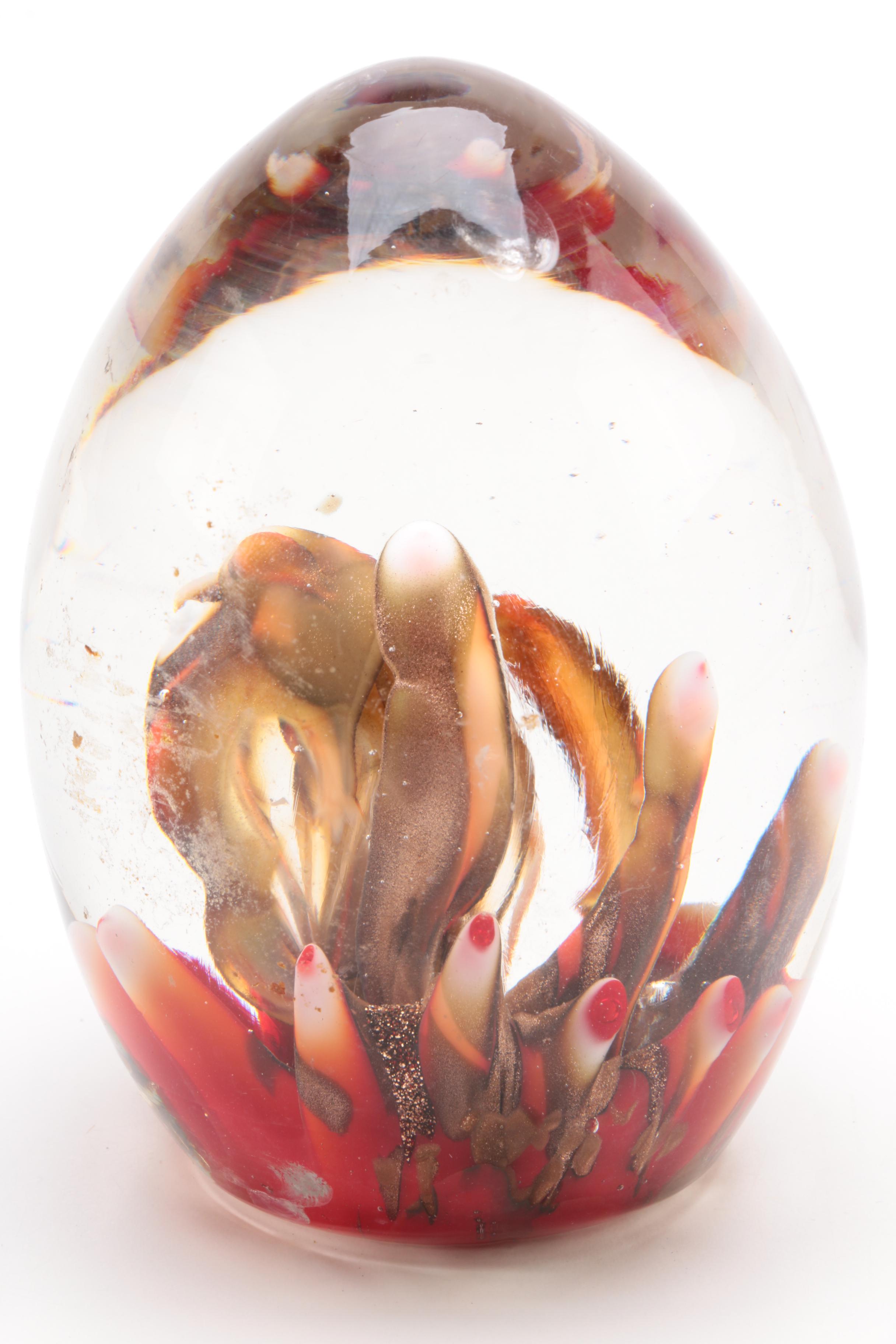 Handmade Italian Art Glass Paperweights