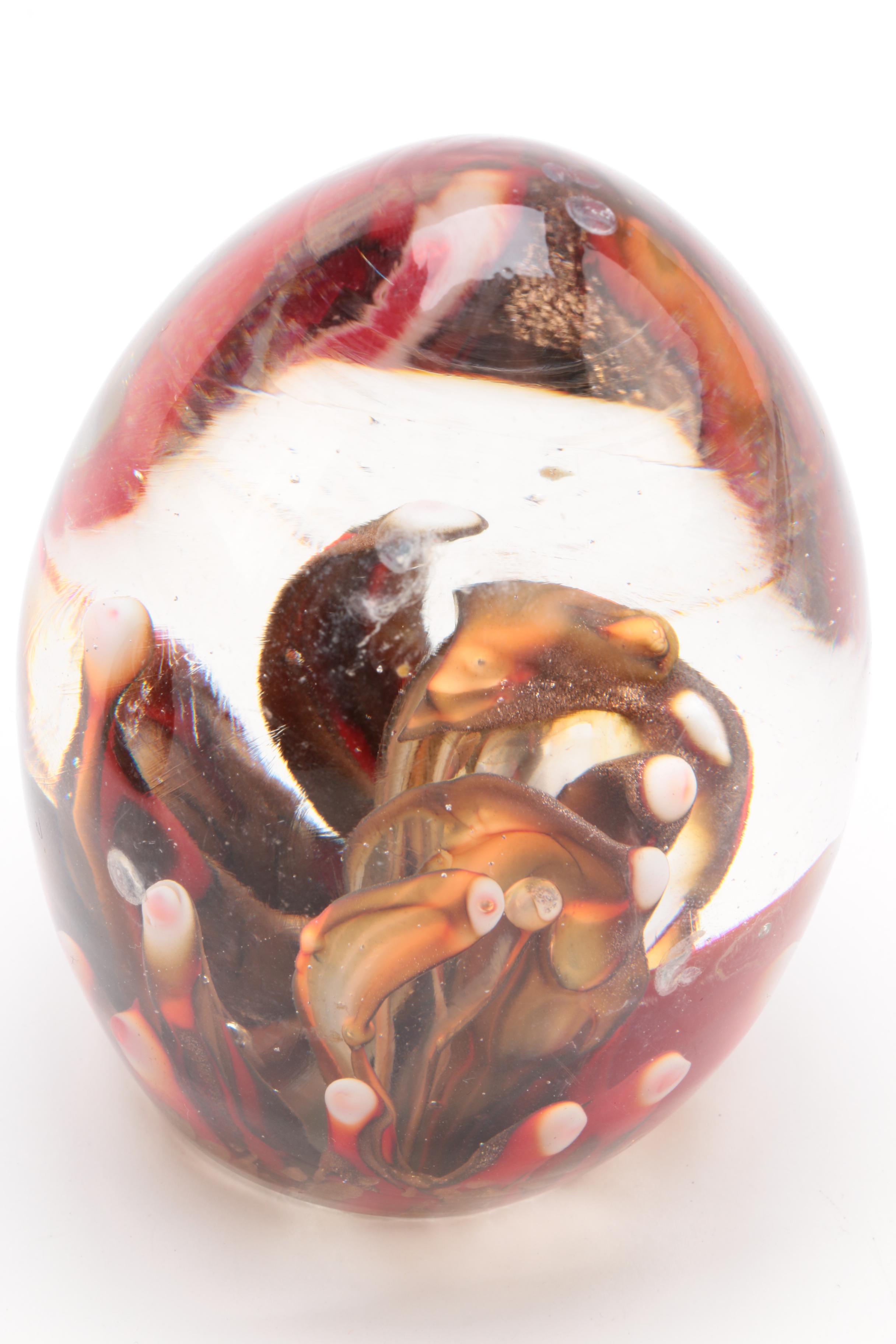 Handmade Italian Art Glass Paperweights