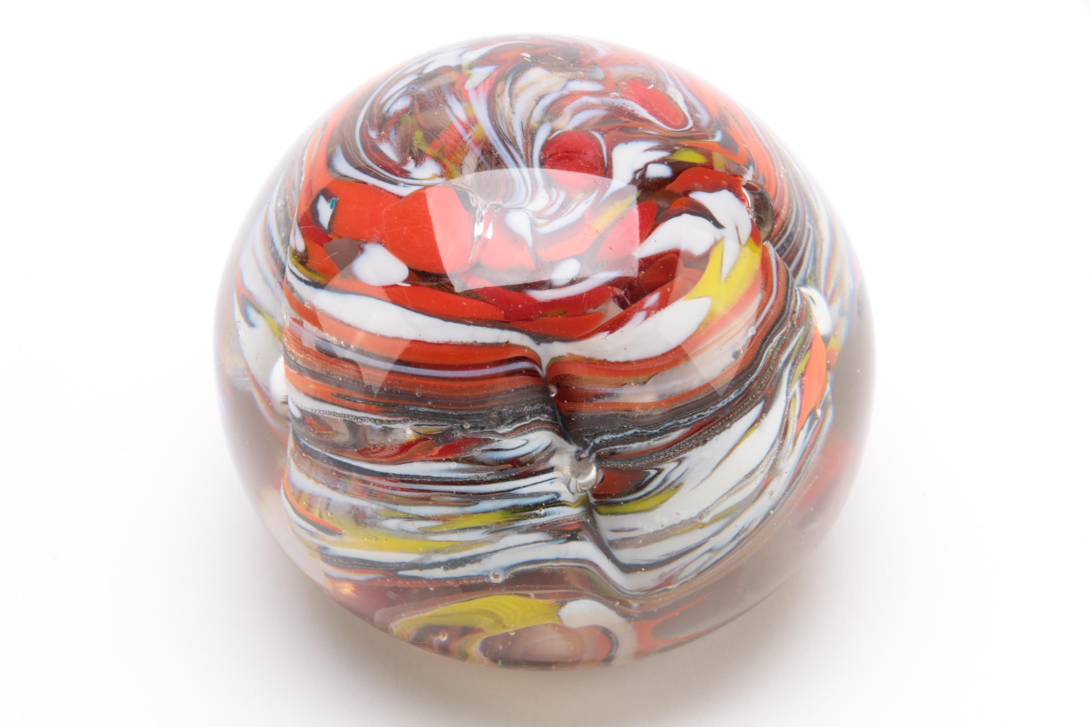 Handmade Italian Art Glass Paperweights