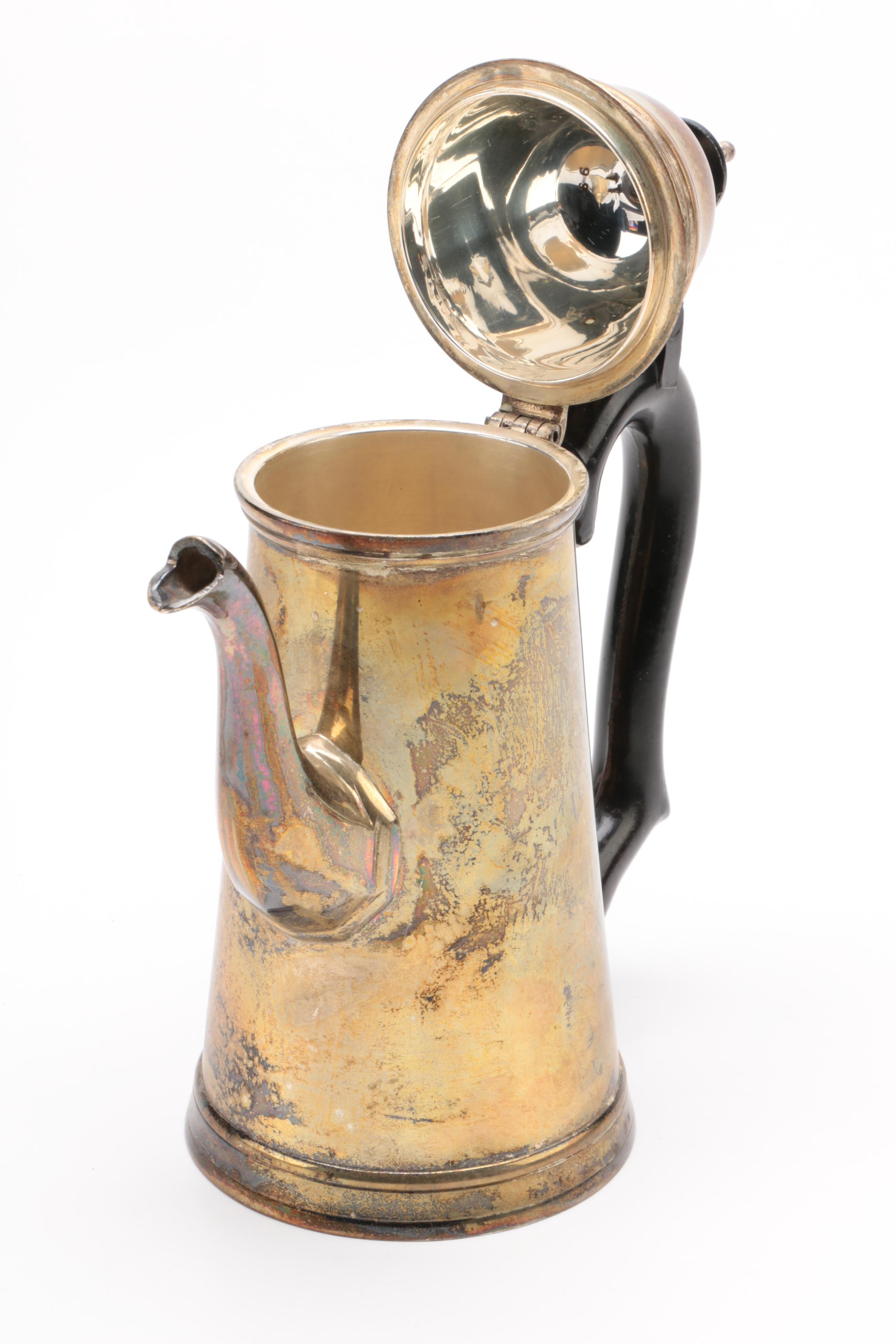 Leonard Silver Mfg. Co. Silver-Plated Coffee Service