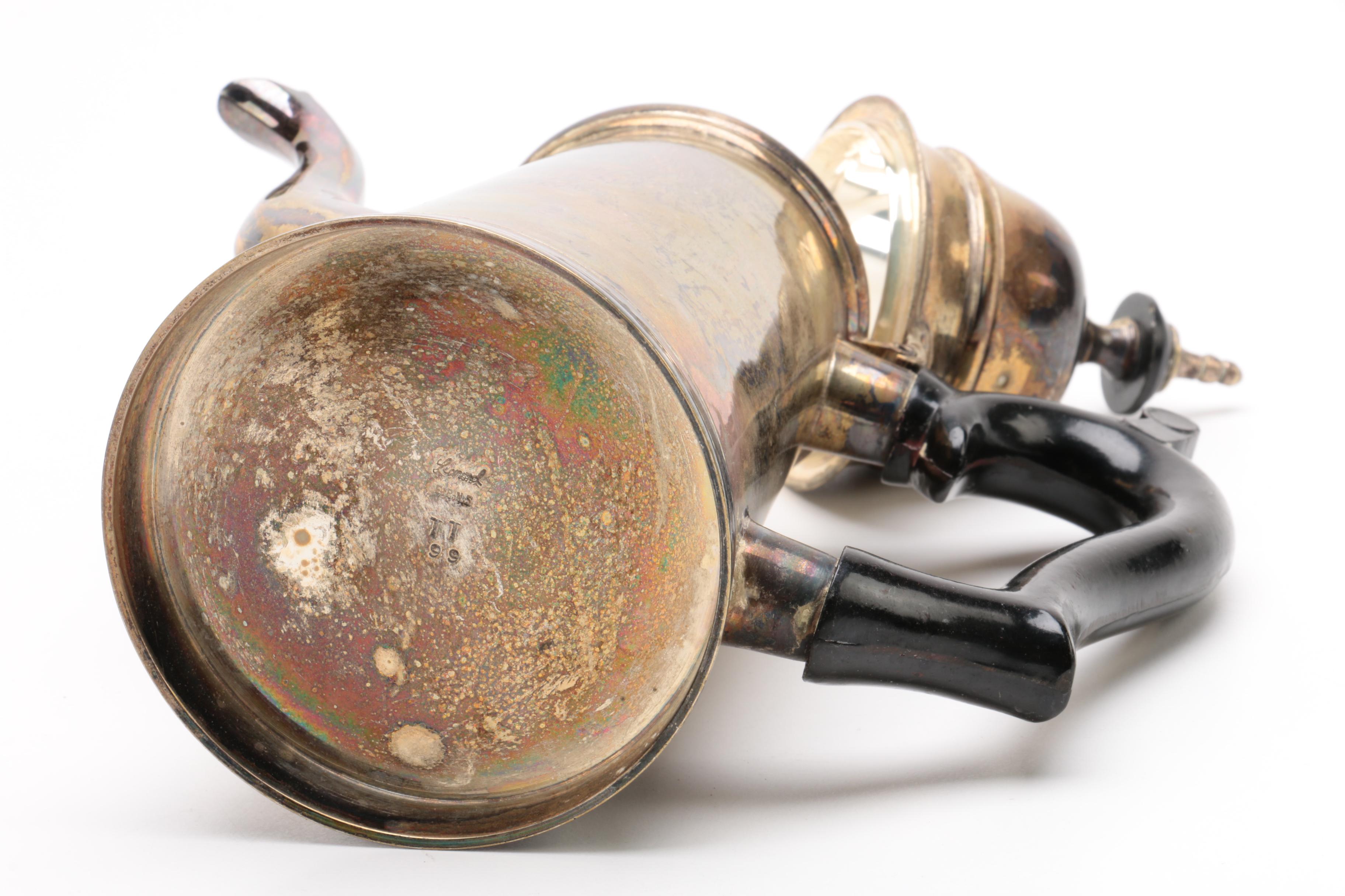 Leonard Silver Mfg. Co. Silver-Plated Coffee Service