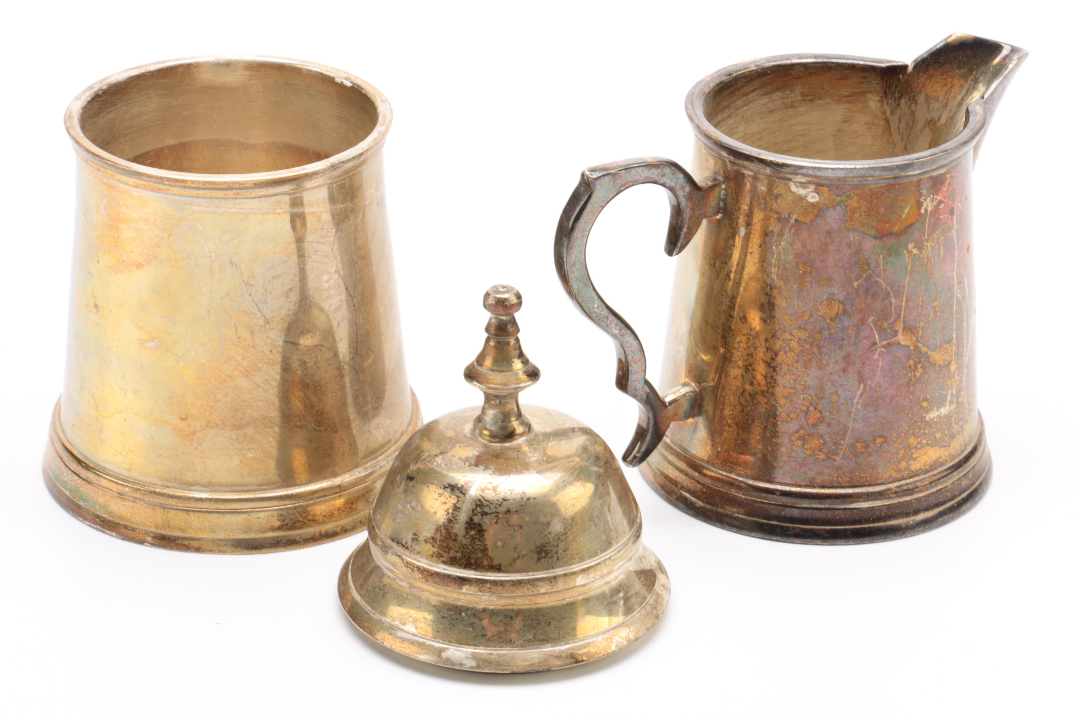 Leonard Silver Mfg. Co. Silver-Plated Coffee Service