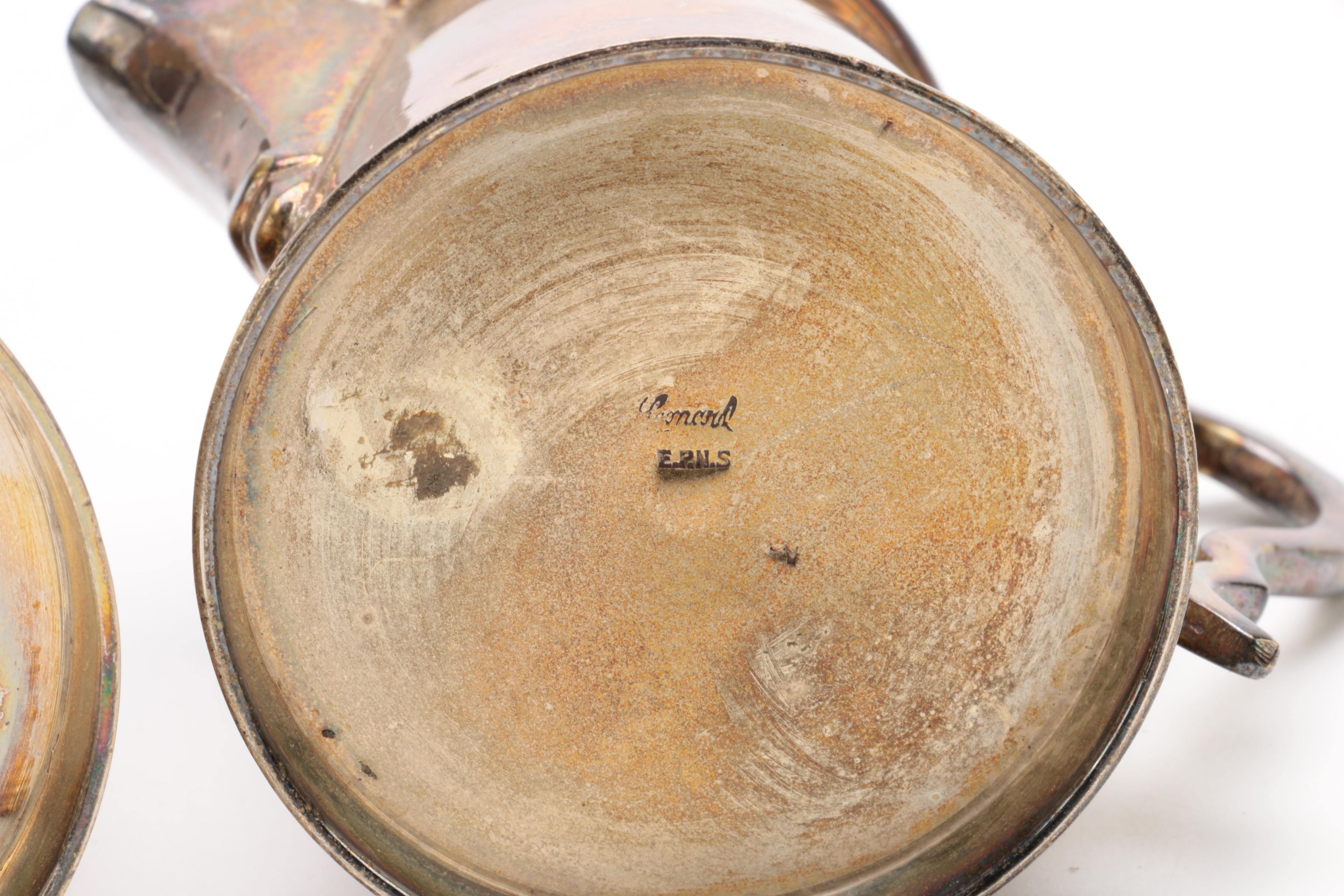 Leonard Silver Mfg. Co. Silver-Plated Coffee Service