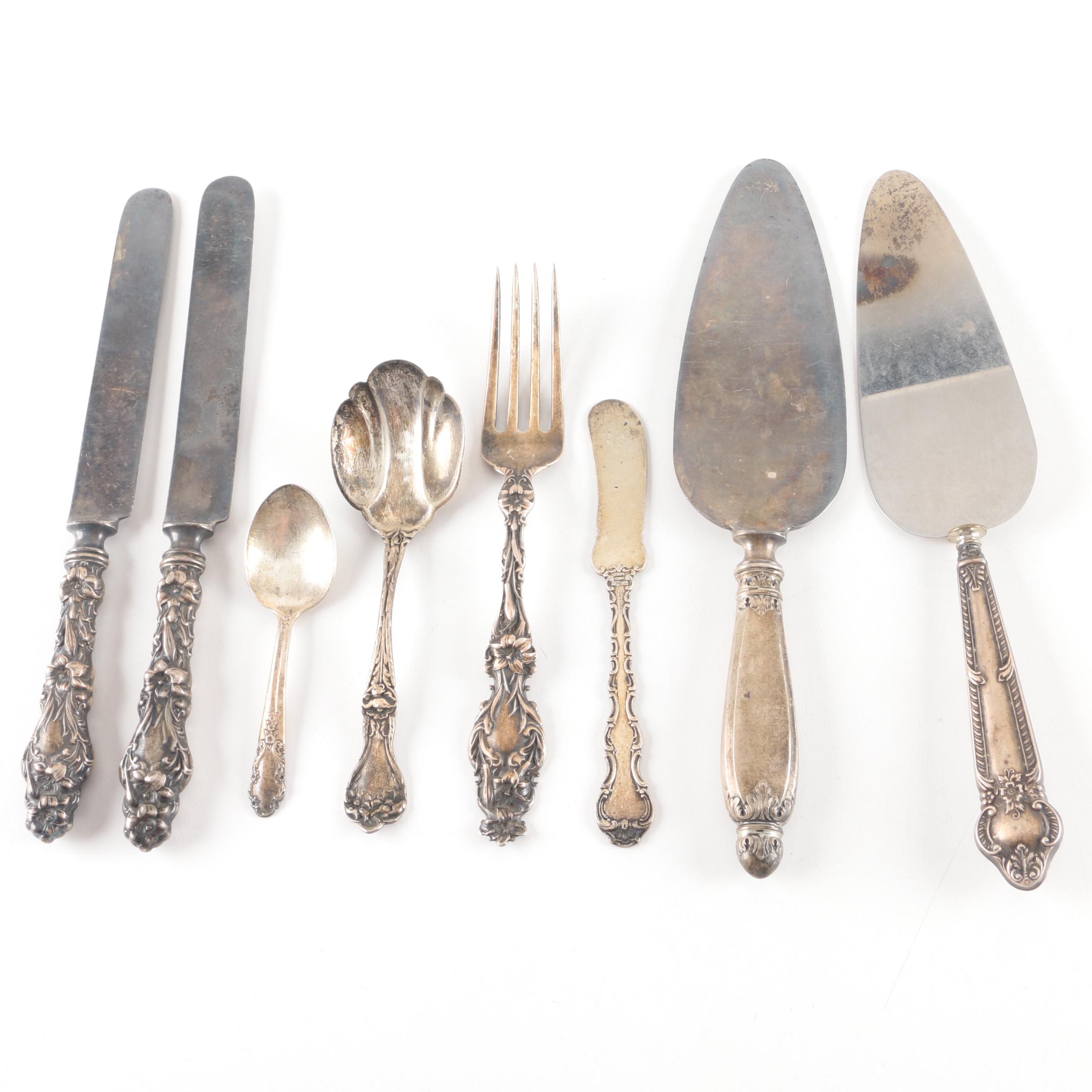 Whiting Mfg. Co. "Lily" and Other Sterling Silver Flatware