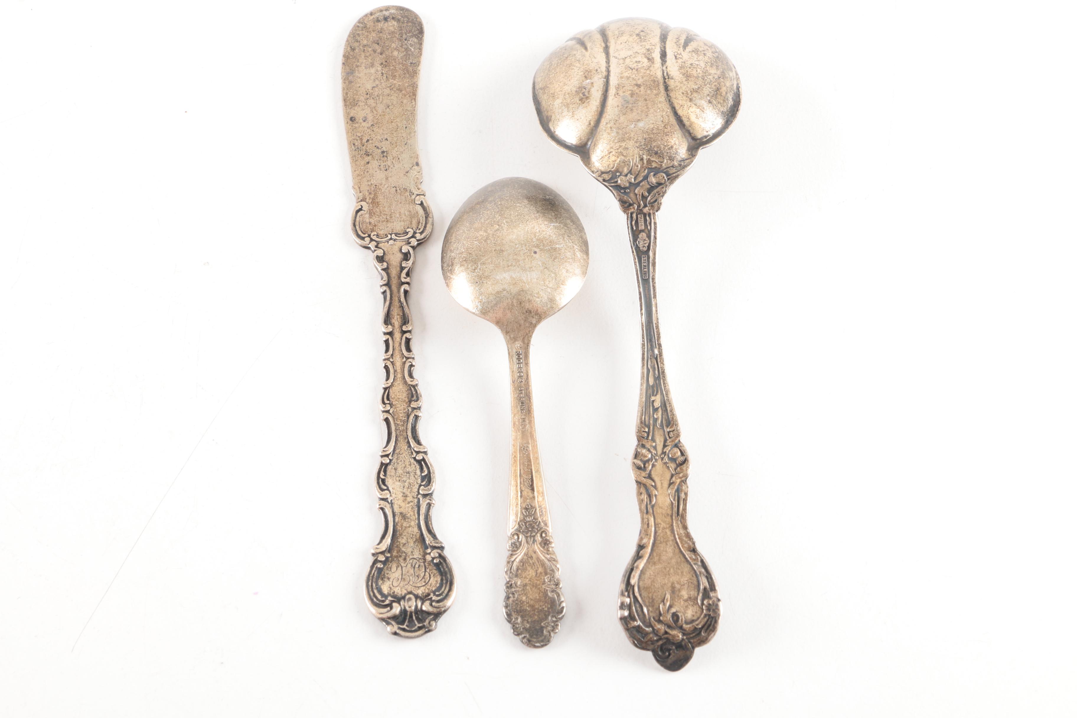 Whiting Mfg. Co. "Lily" and Other Sterling Silver Flatware