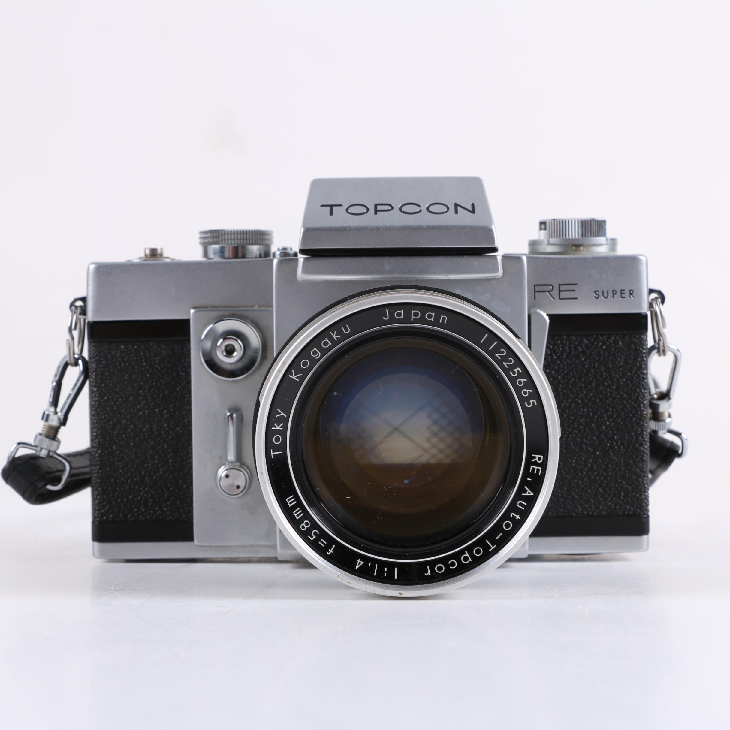 Topcon RE Super Camera with Case