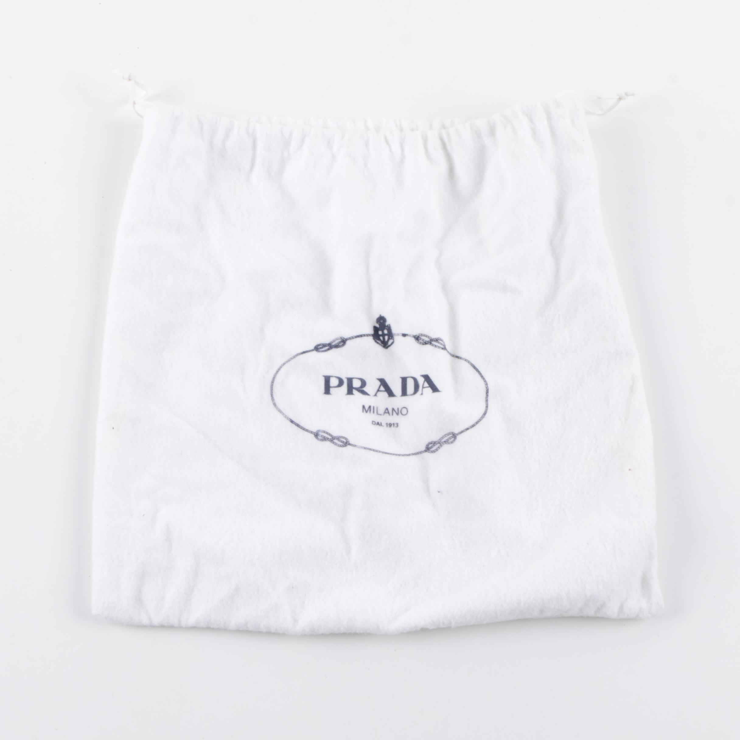 Prada Iridescent White Sequin Handbag