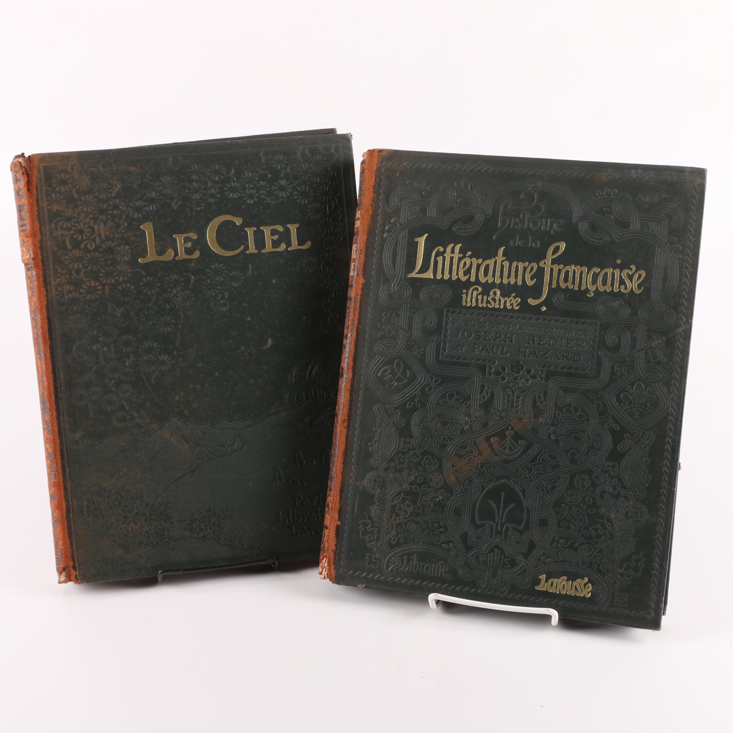 1923 "Le Ciel" Illustrated Astronomy Book by Alphonse Berget and Lucien Rudaux