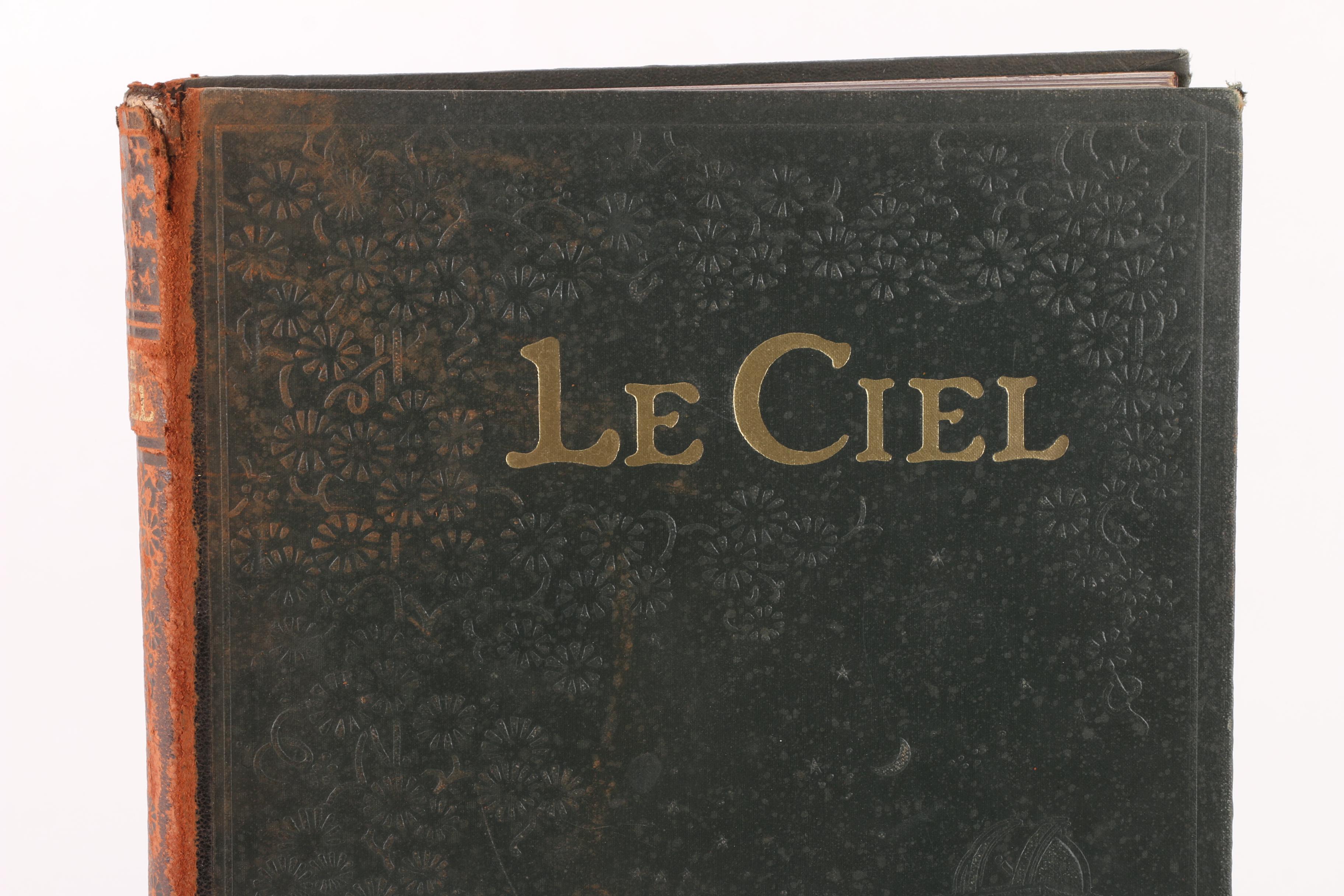 1923 "Le Ciel" Illustrated Astronomy Book by Alphonse Berget and Lucien Rudaux
