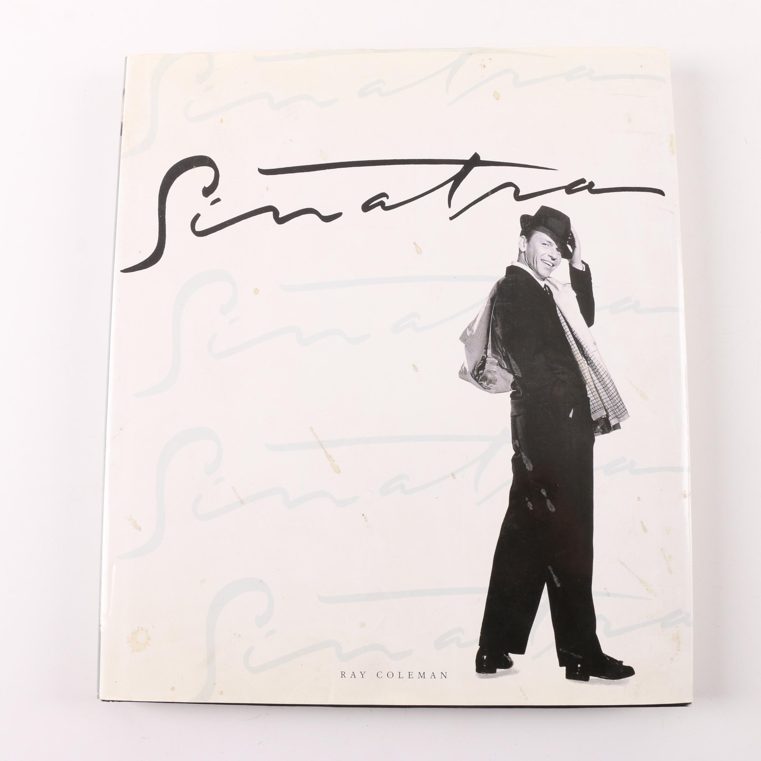 Frank Sinatra Books and Collector's Plaque