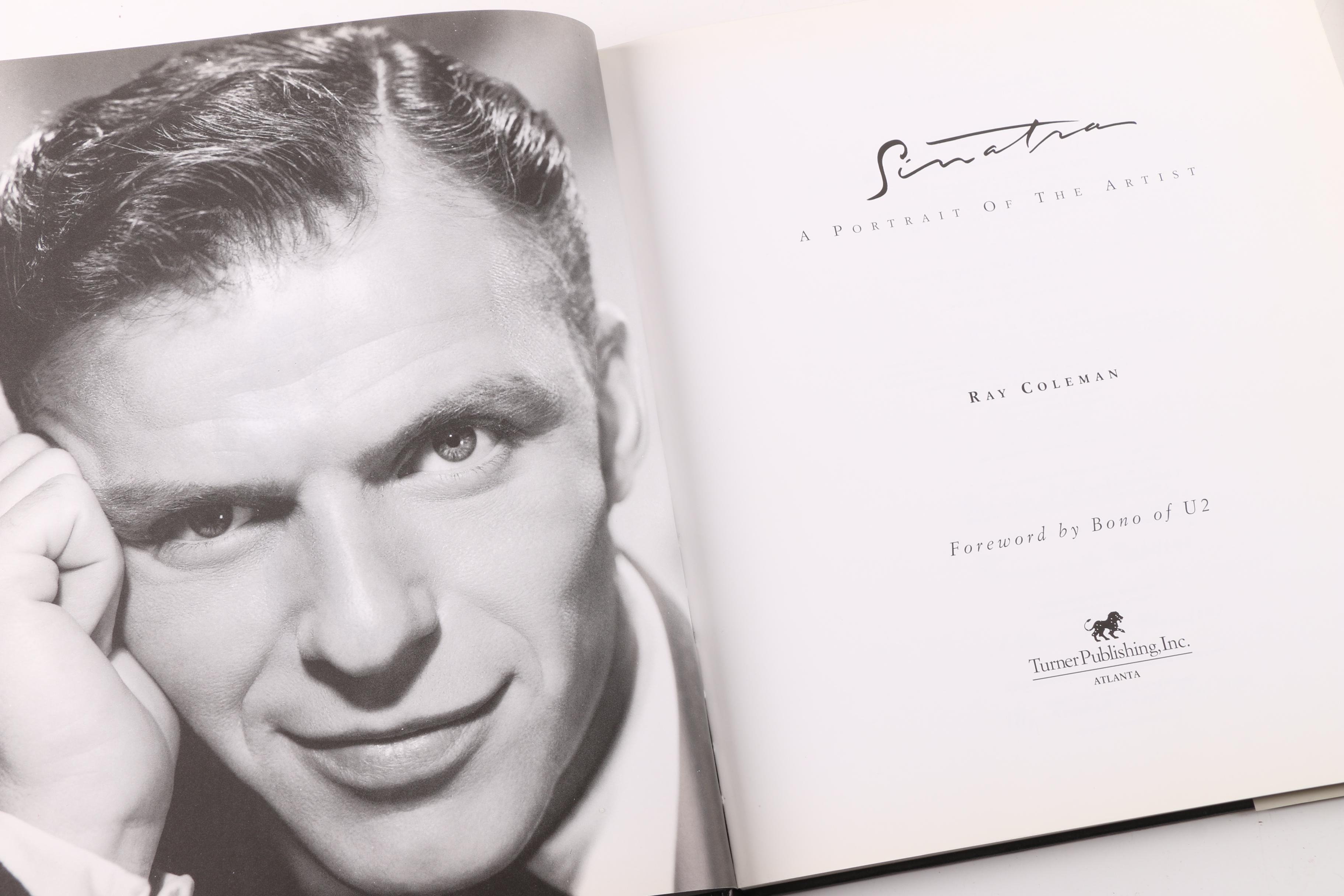 Frank Sinatra Books and Collector's Plaque