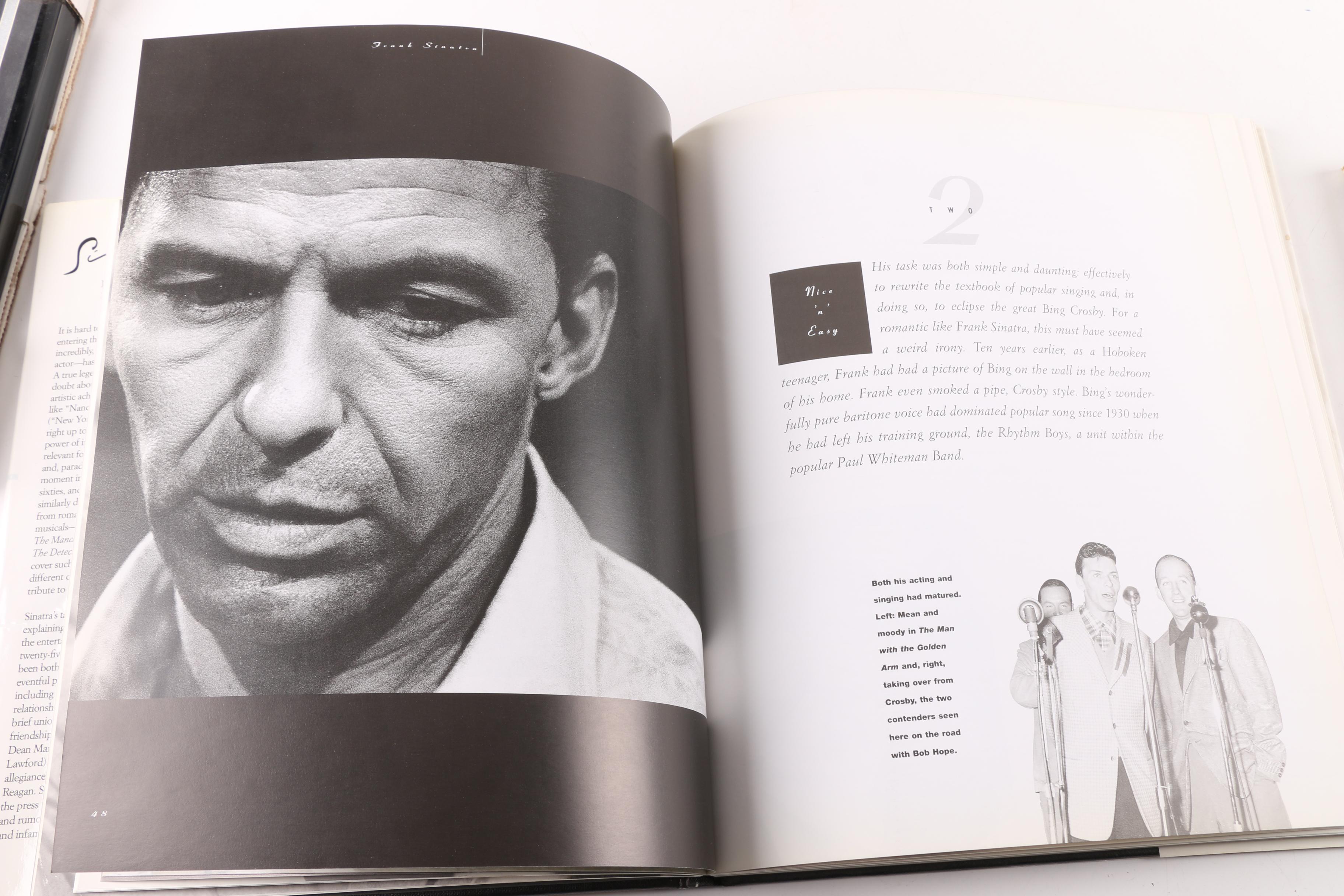 Frank Sinatra Books and Collector's Plaque