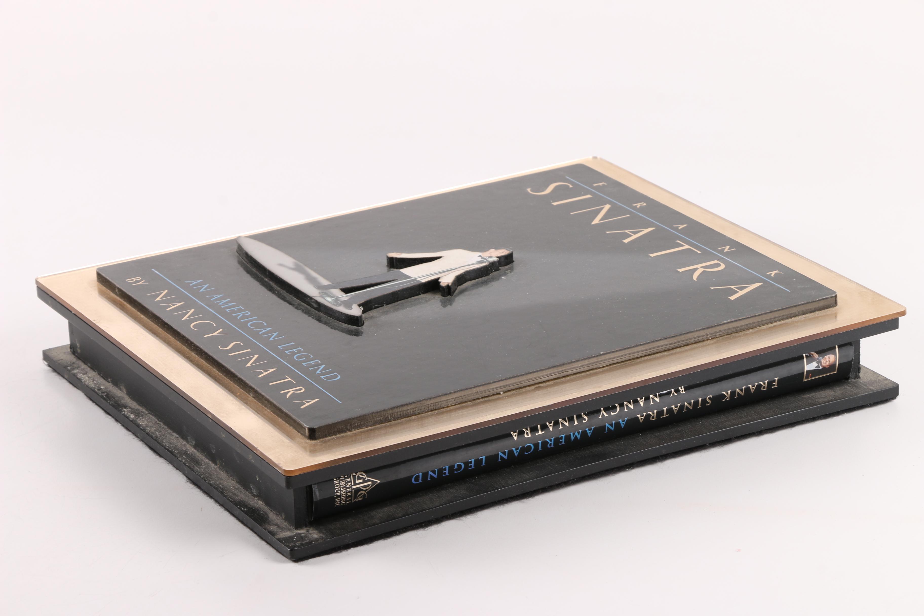Frank Sinatra Books and Collector's Plaque