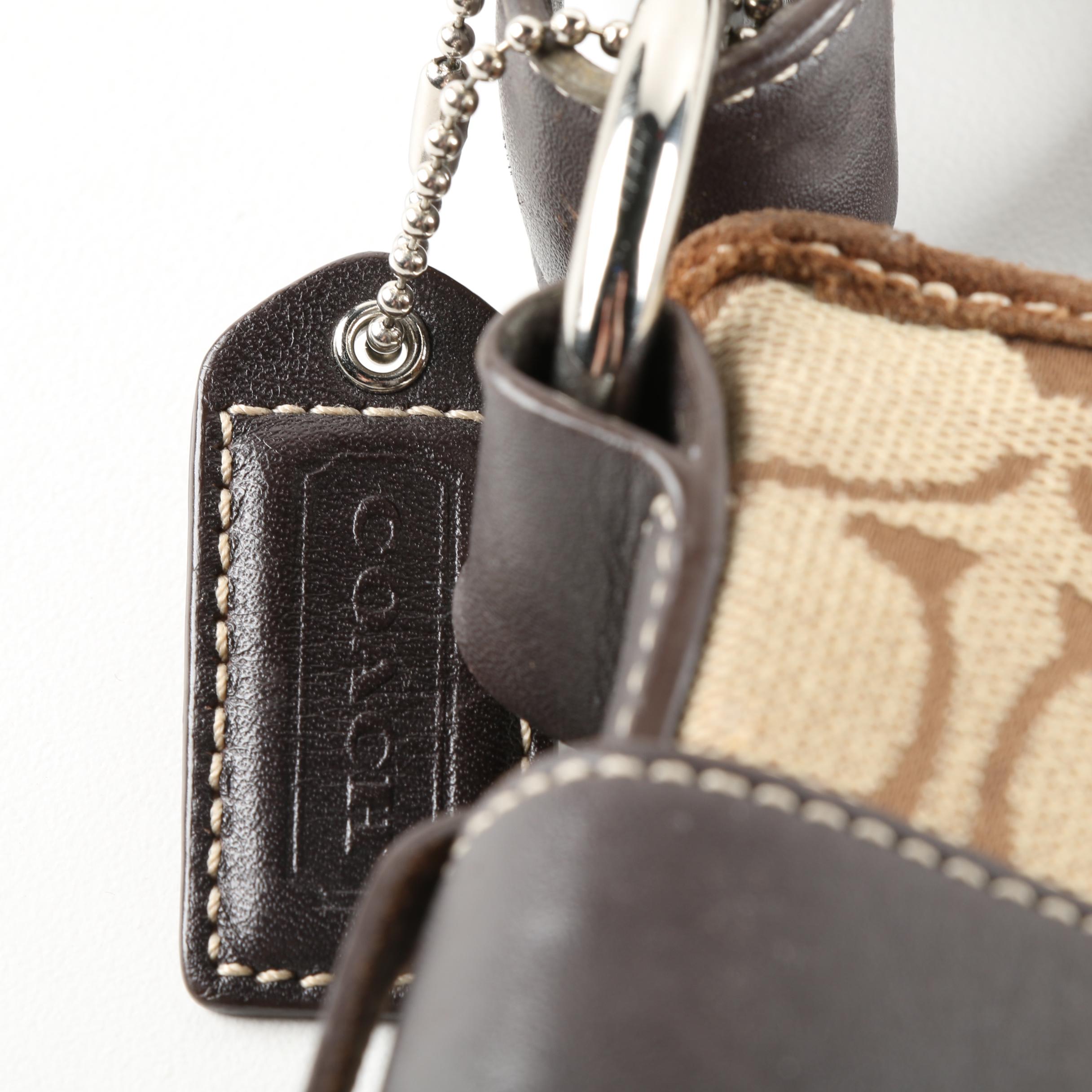 Coach Signature Soho Canvas and Suede Duffel