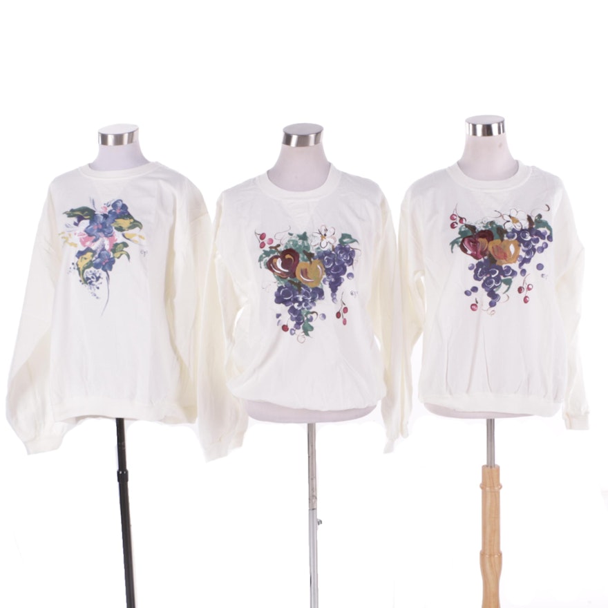 Women's Hand-Painted Long Sleeve T-Shirts