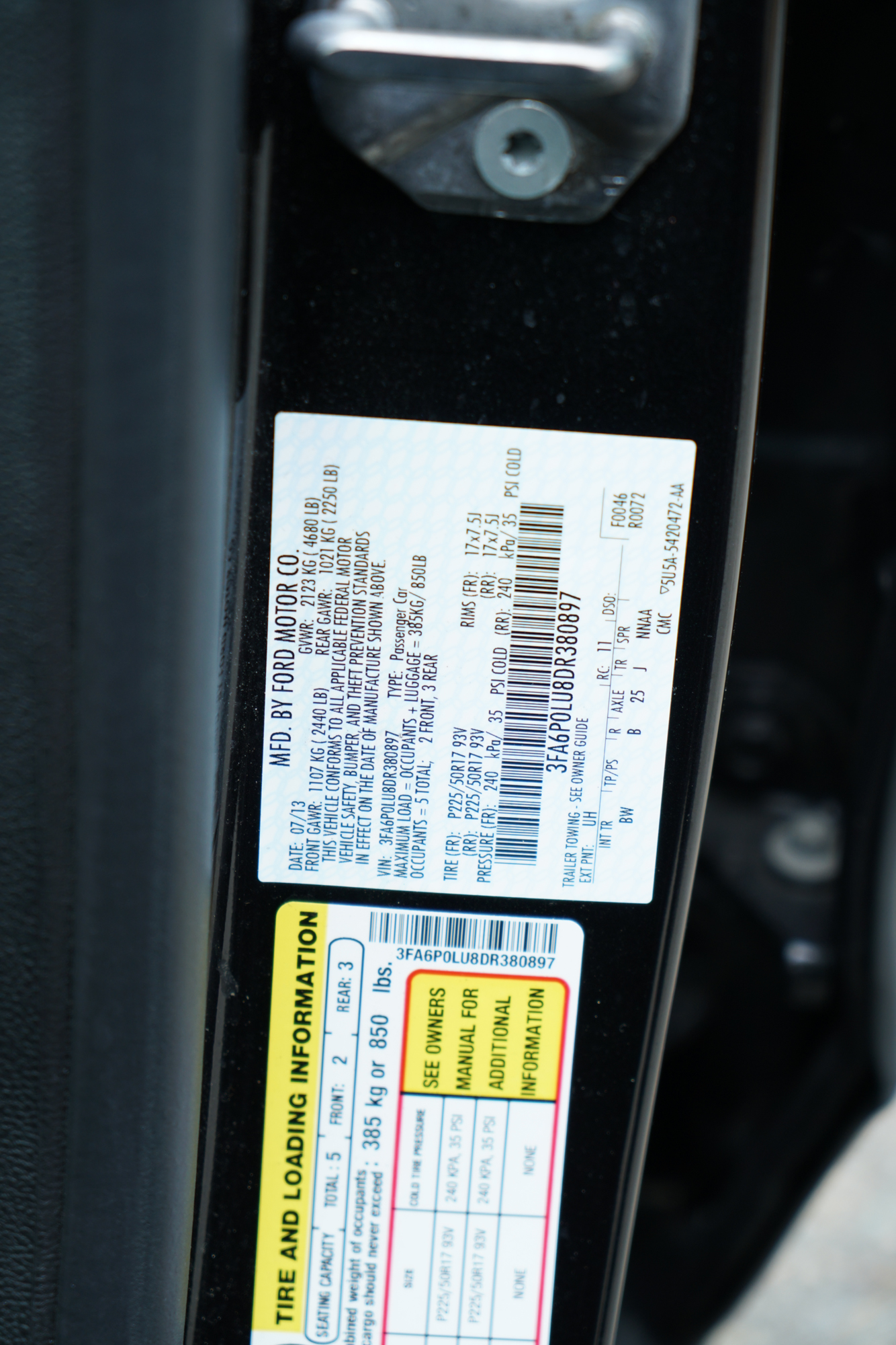 2013 Ford Fusion SE Hybrid Sedan