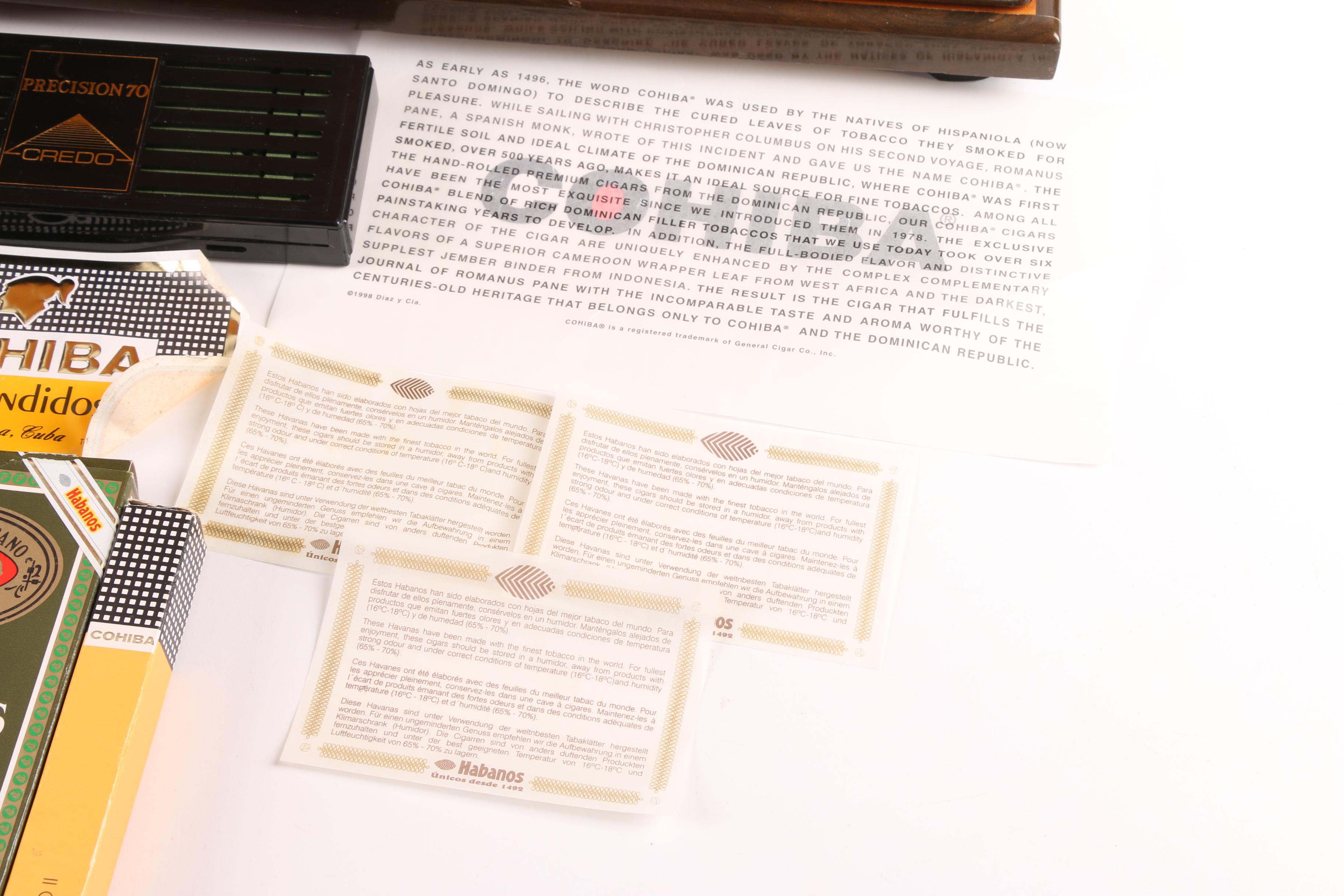 Cigar Accessories and Lap Desk