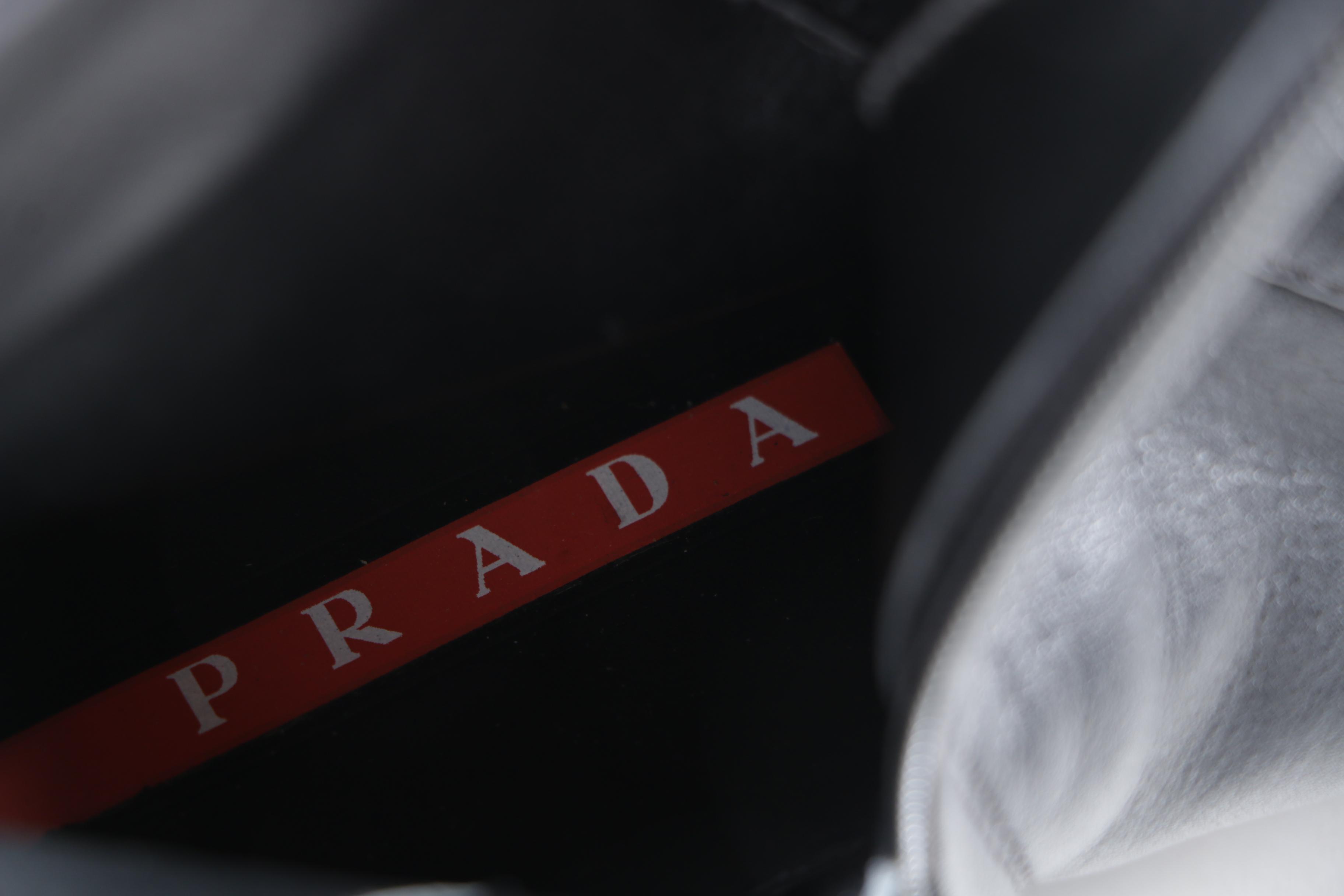 Women's Prada Black Leather Ankle Boots