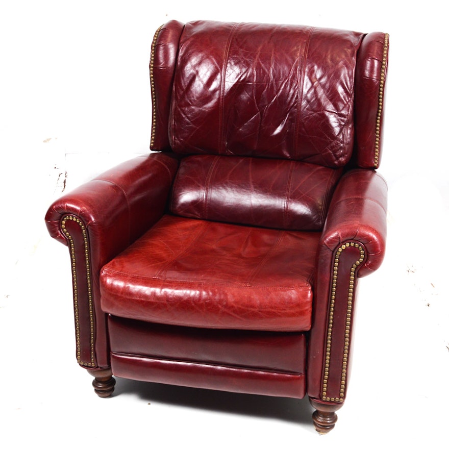 Bradington-Young Leather Recliner Armchair