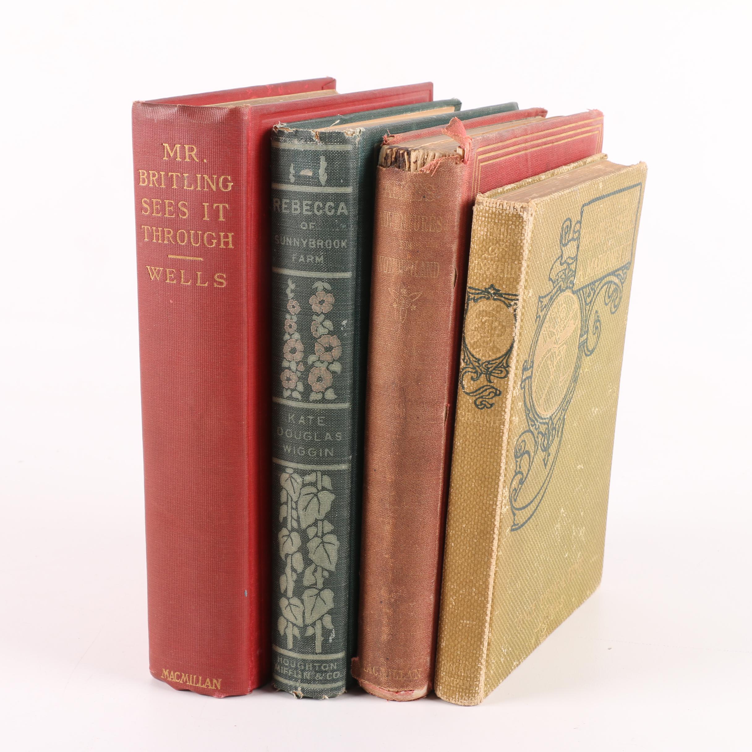 Novels including 1916 "Mr. Britling Sees It Through" by H. G. Wells