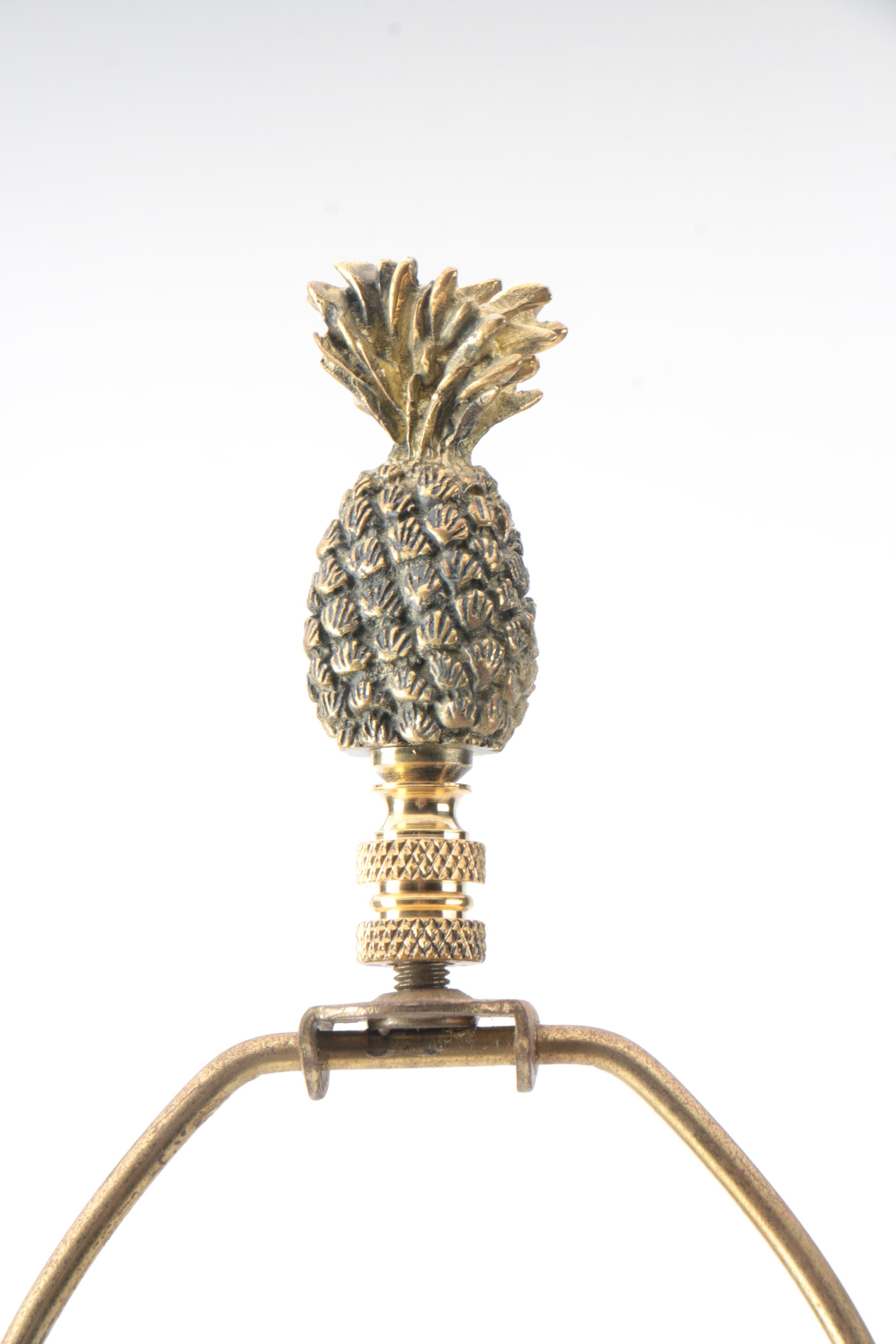 Vintage Green Glass Table Lamp