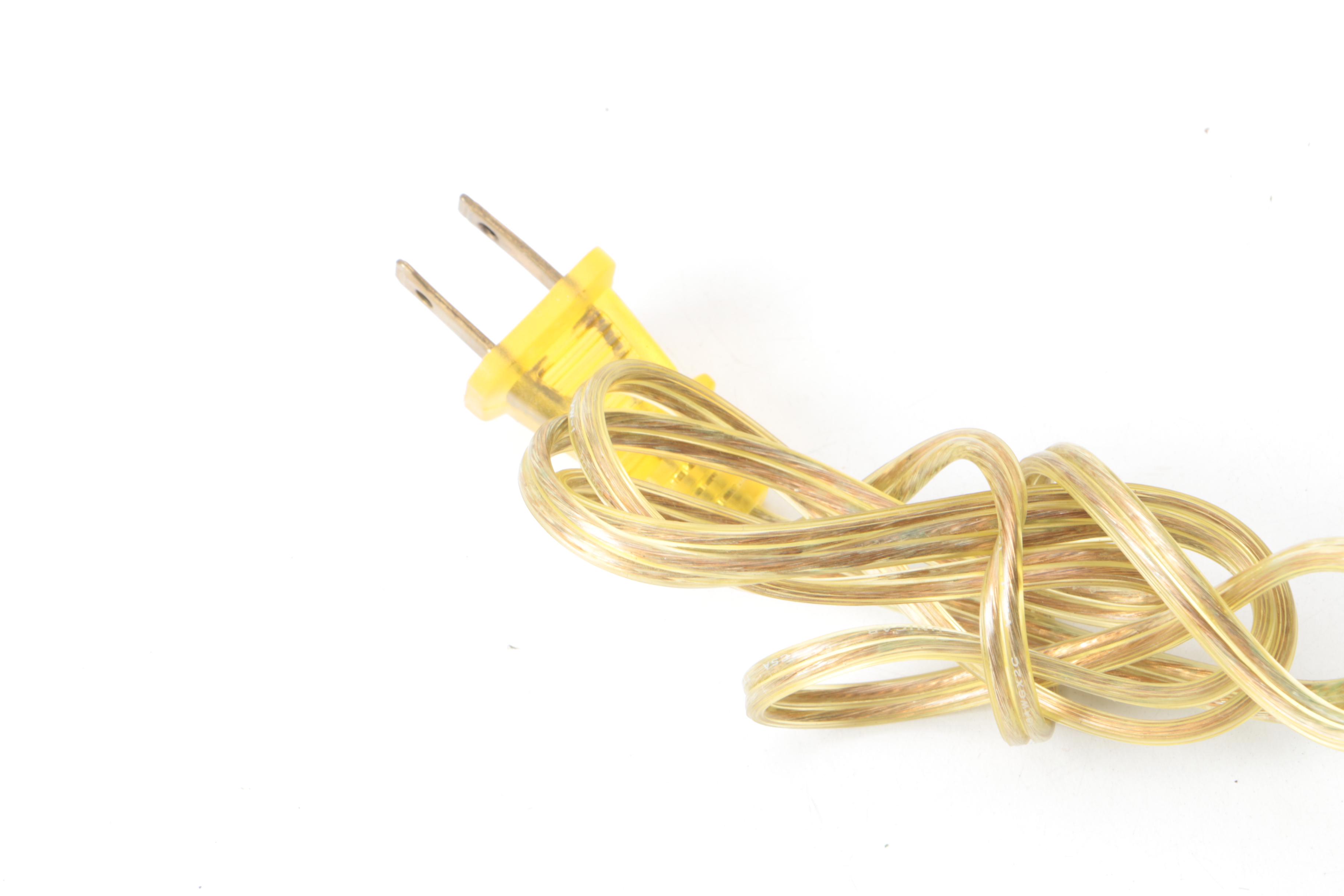 Vintage Green Glass Table Lamp