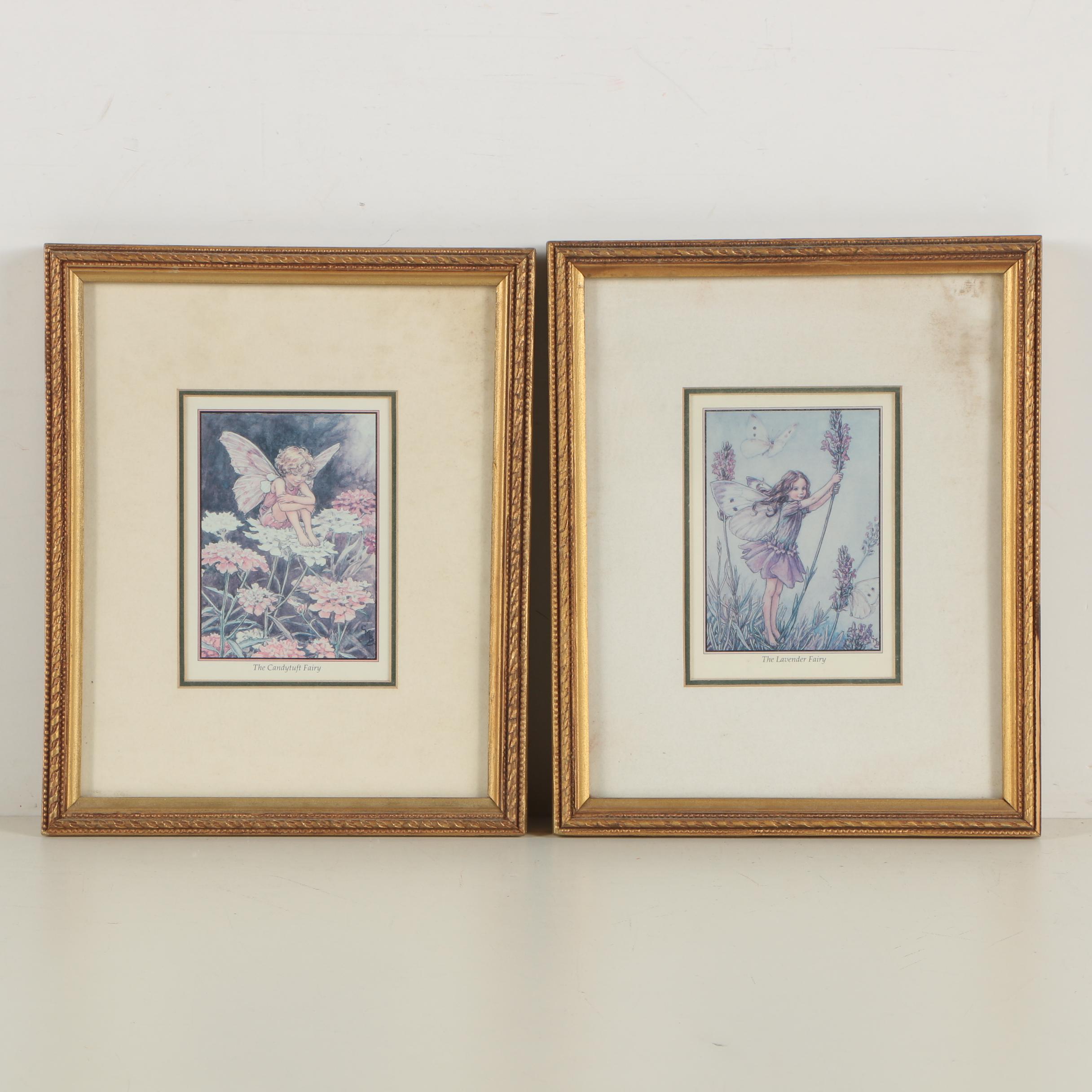 Offset Lithographs After Cicely Mary Barker Including "The Lavender Fairy"