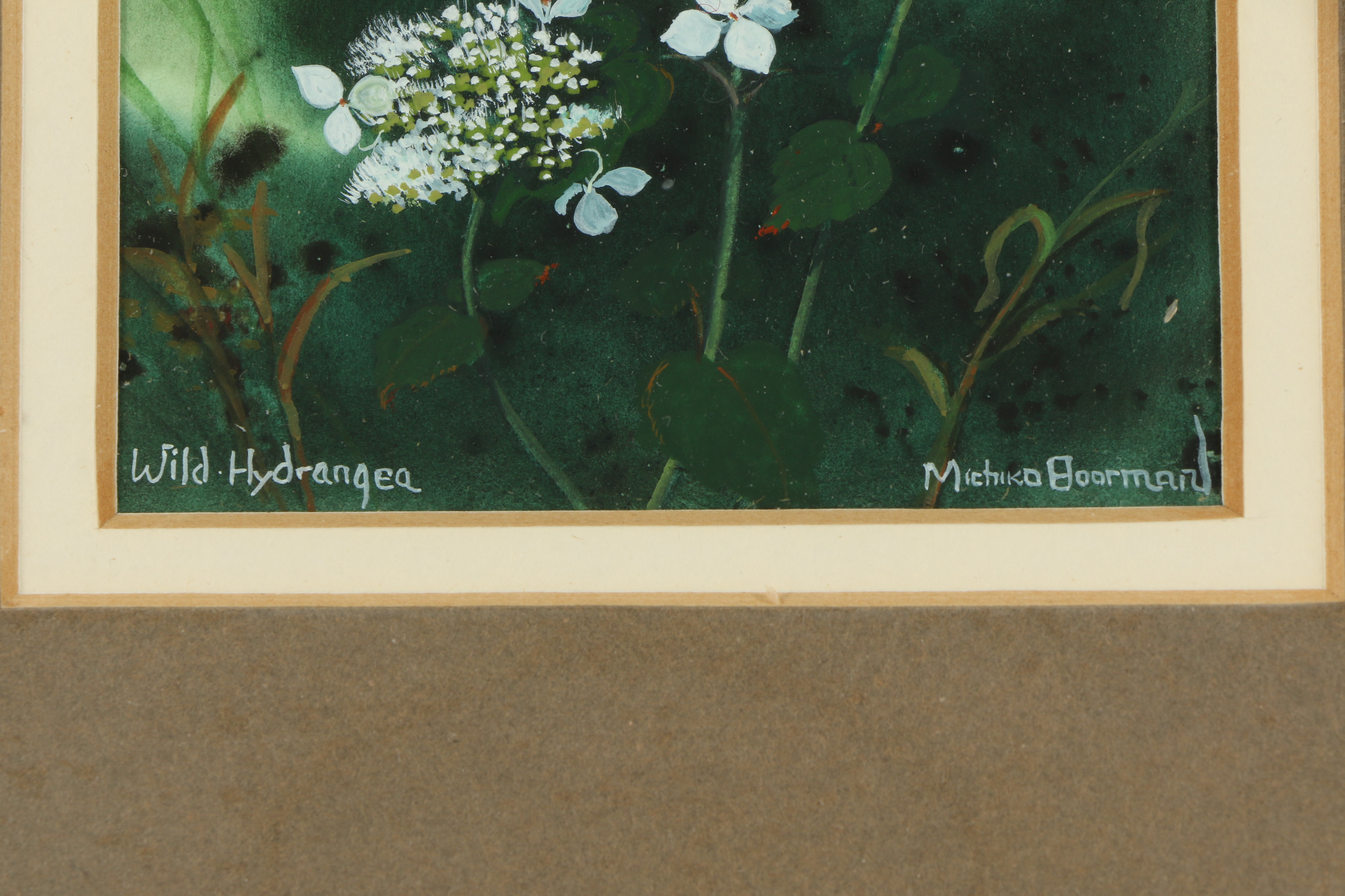 Watercolor and Gouache Paintings Featuring Michiko Boorman