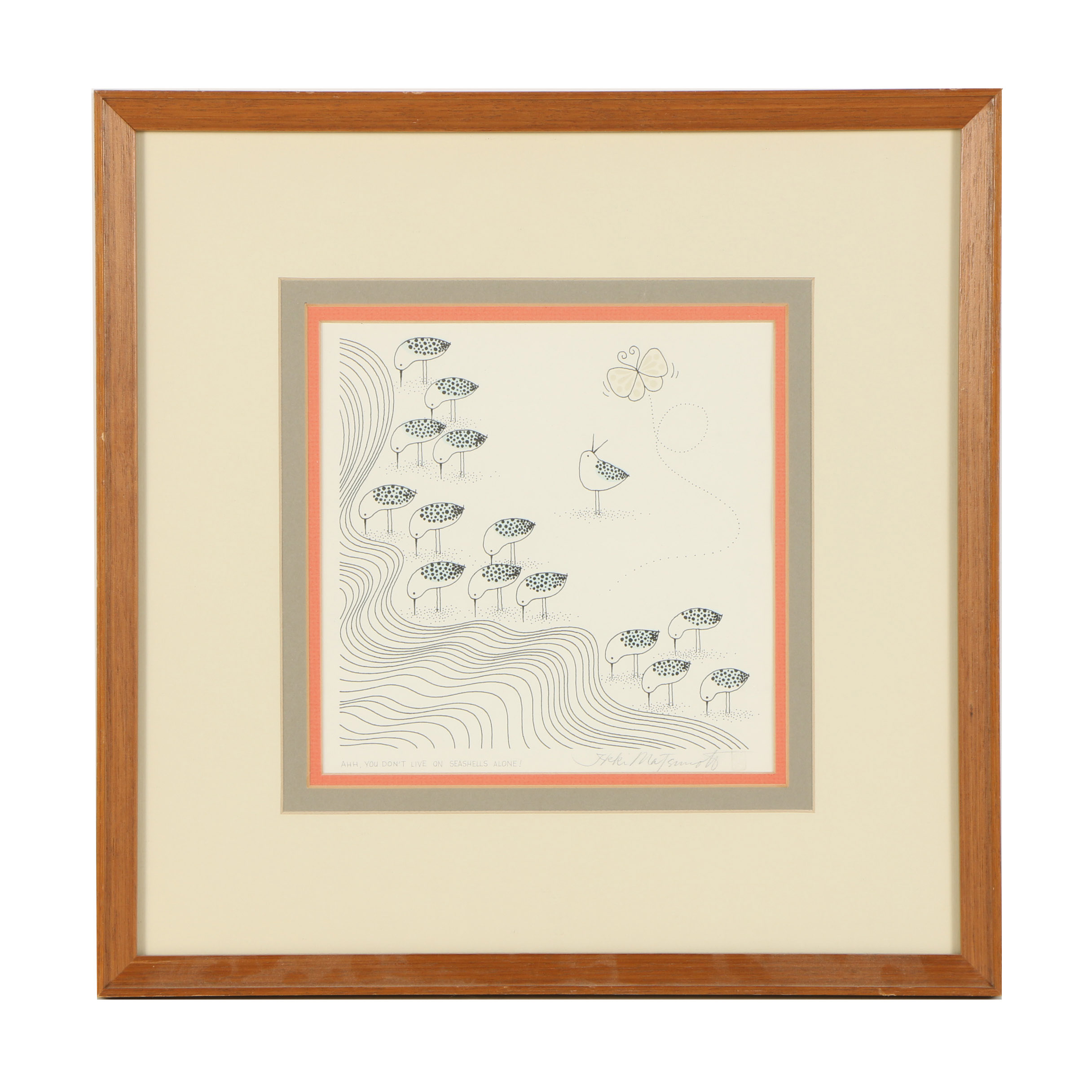 Ikki Matsumoto Giclee "Ahh, You Don't Live on Seashells Alone!"