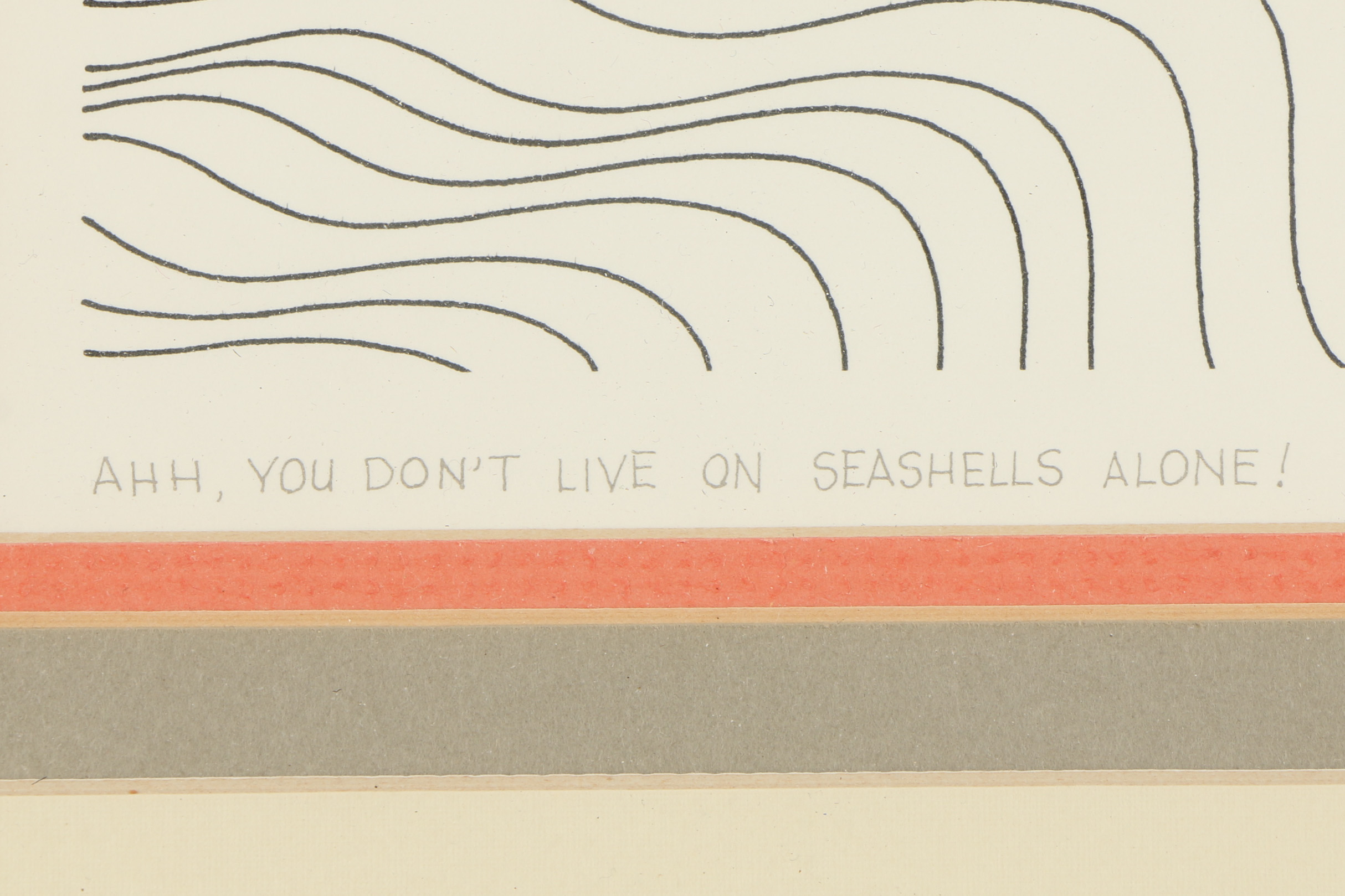 Ikki Matsumoto Giclee "Ahh, You Don't Live on Seashells Alone!"