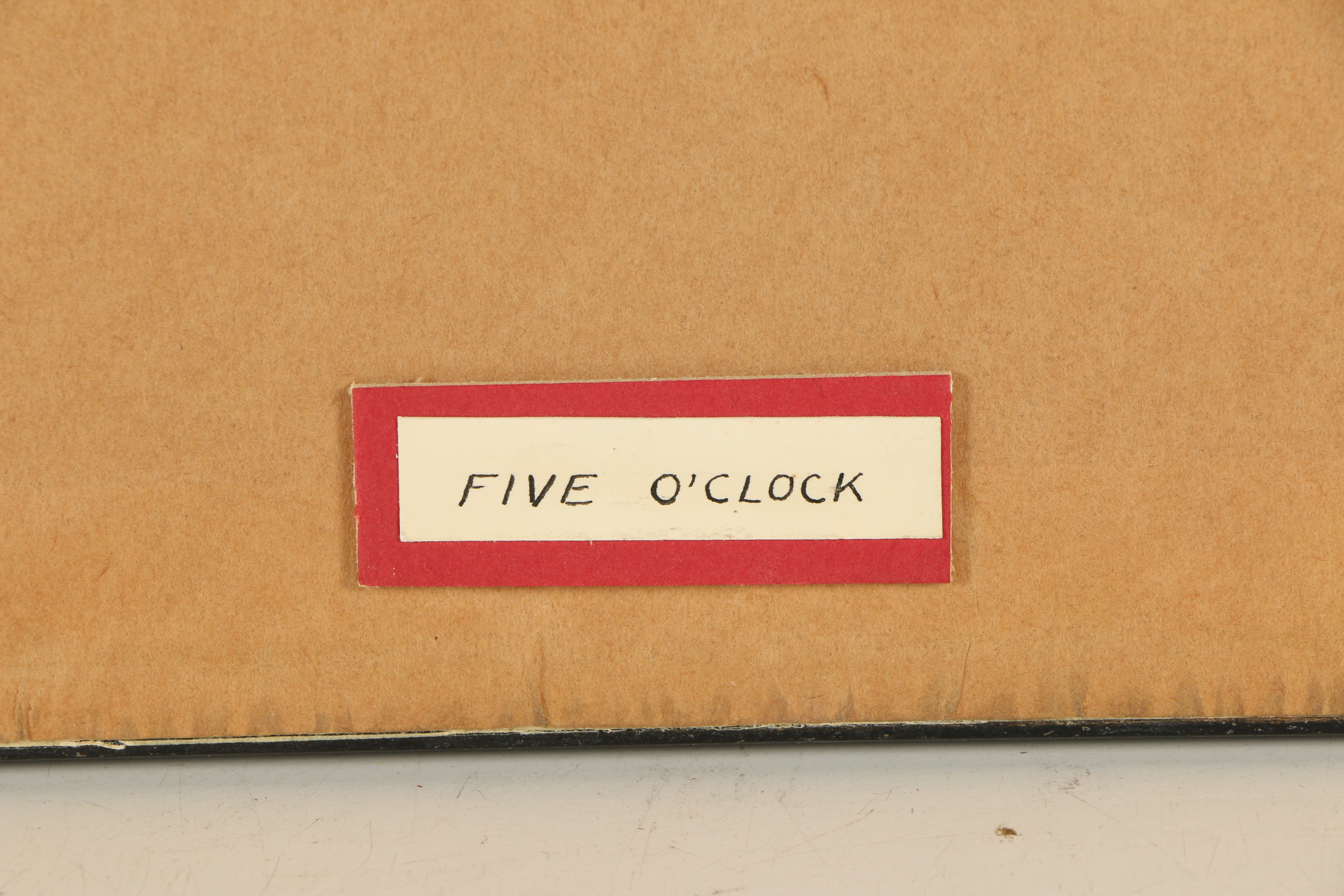 Polly Bushong Drawings Featuring "Five O'Clock"