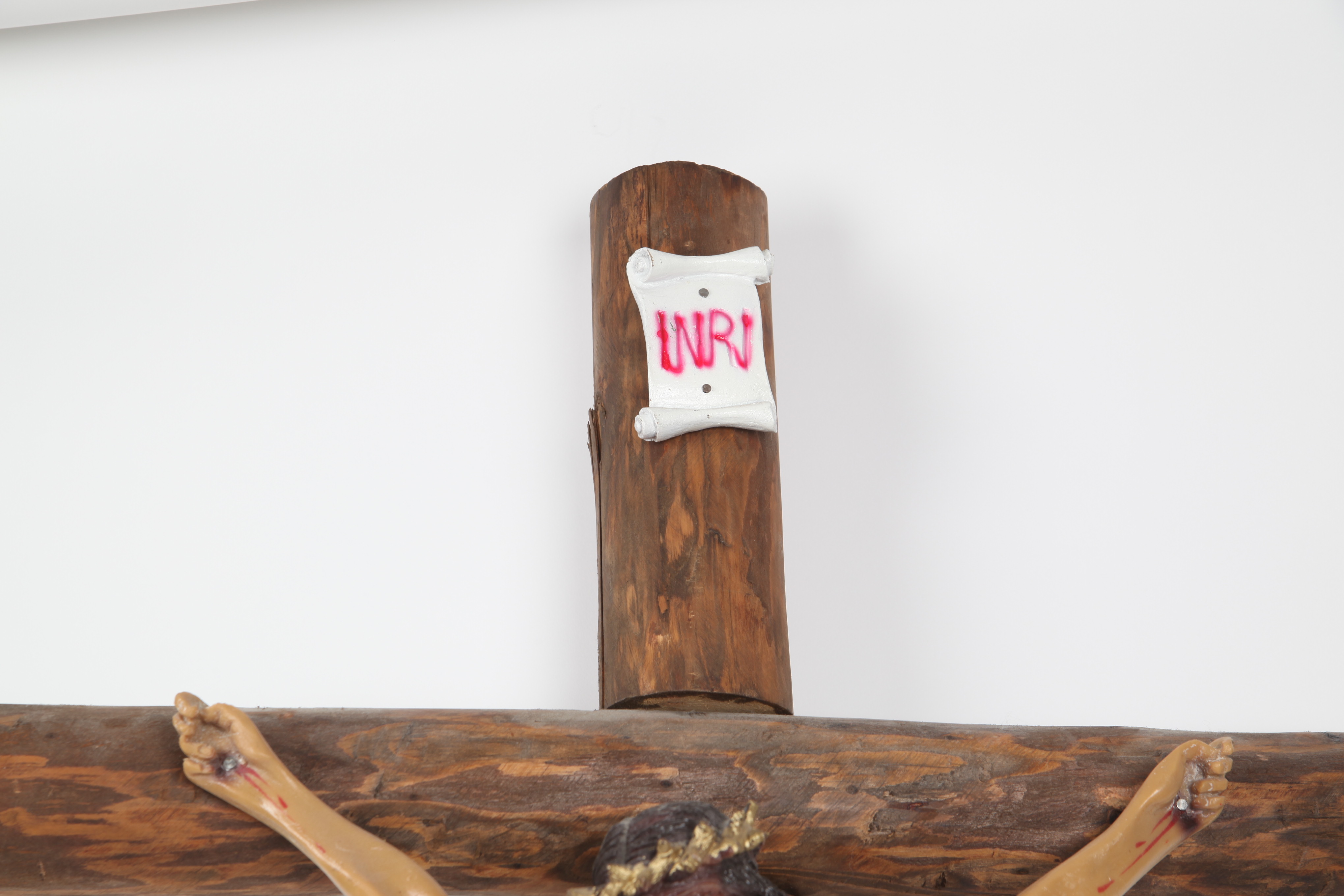 Wood and Resin Wall Crucifix