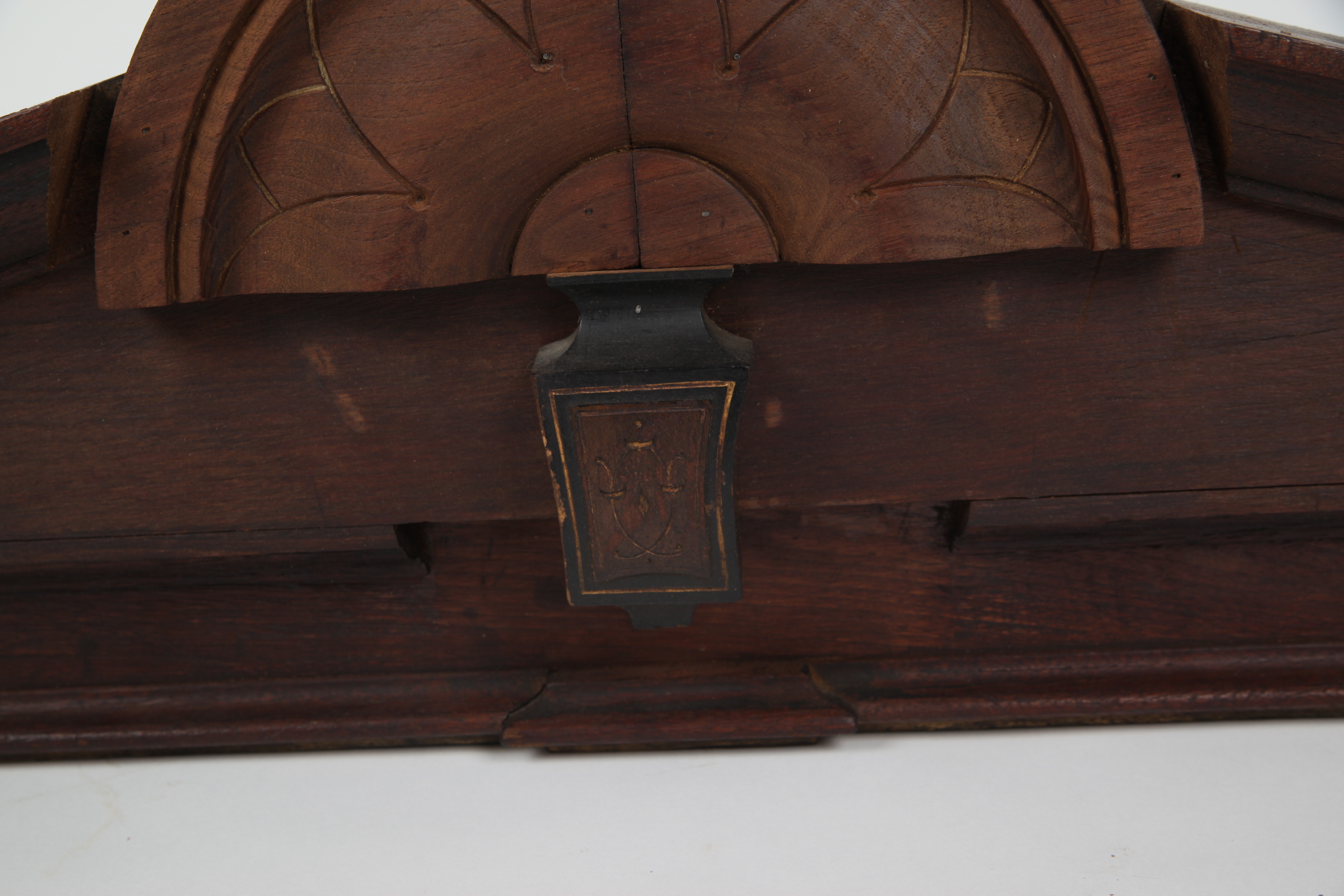 Antique Wooden Pediment