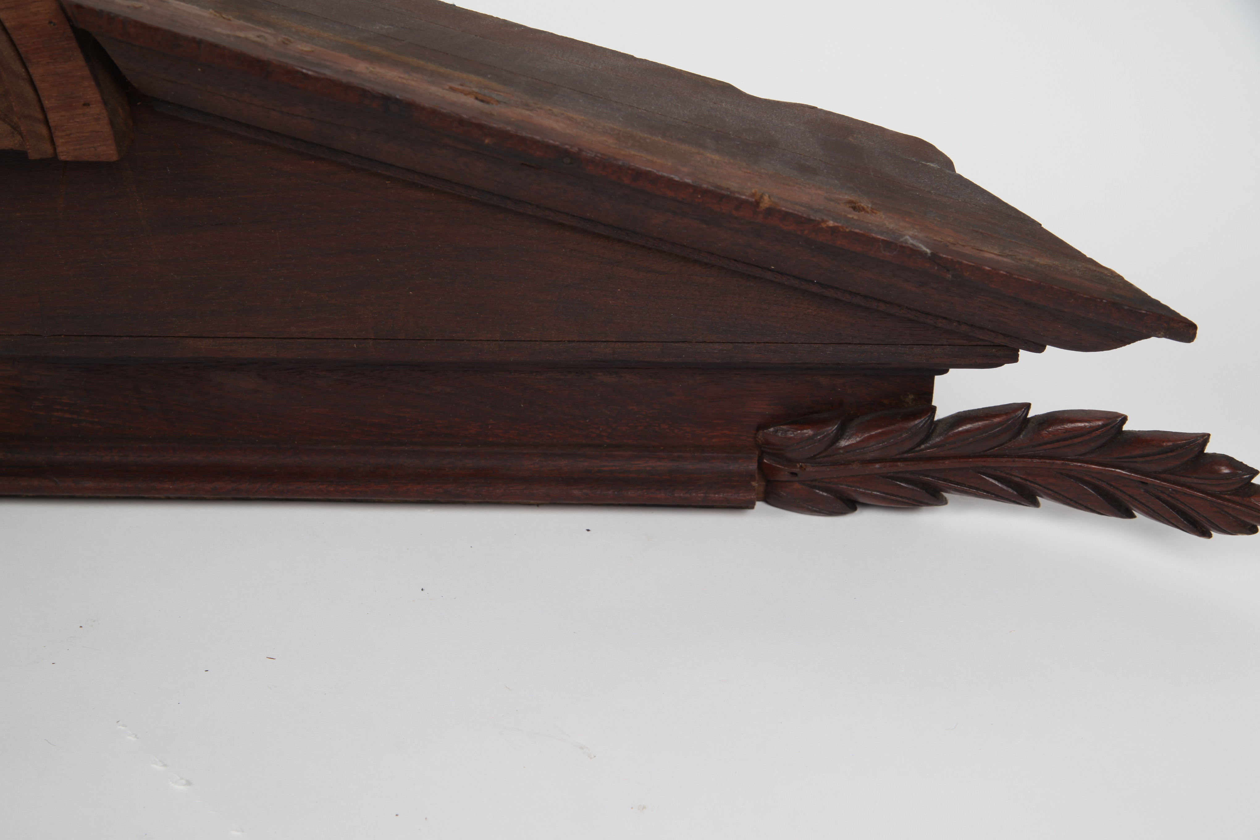 Antique Wooden Pediment