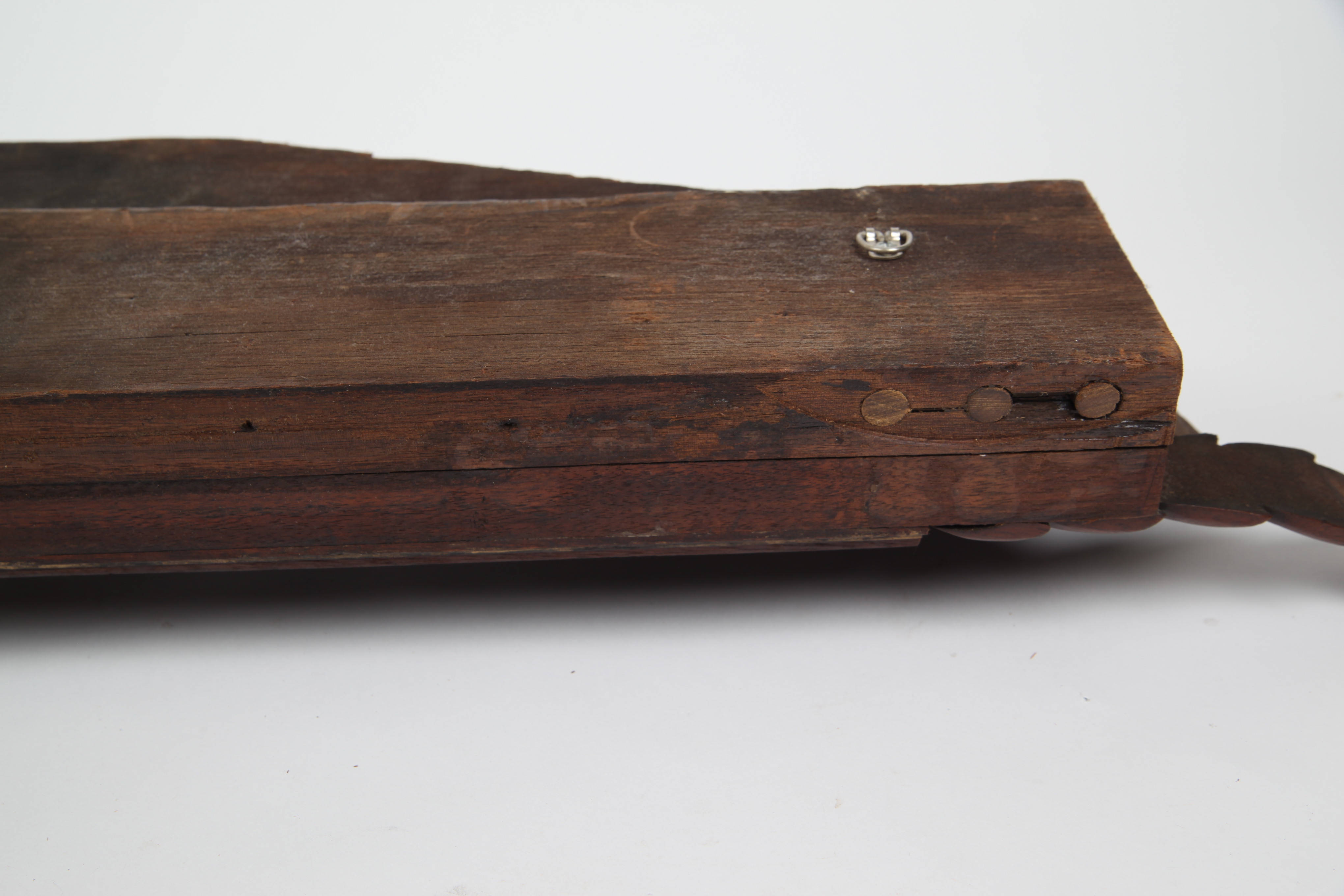 Antique Wooden Pediment